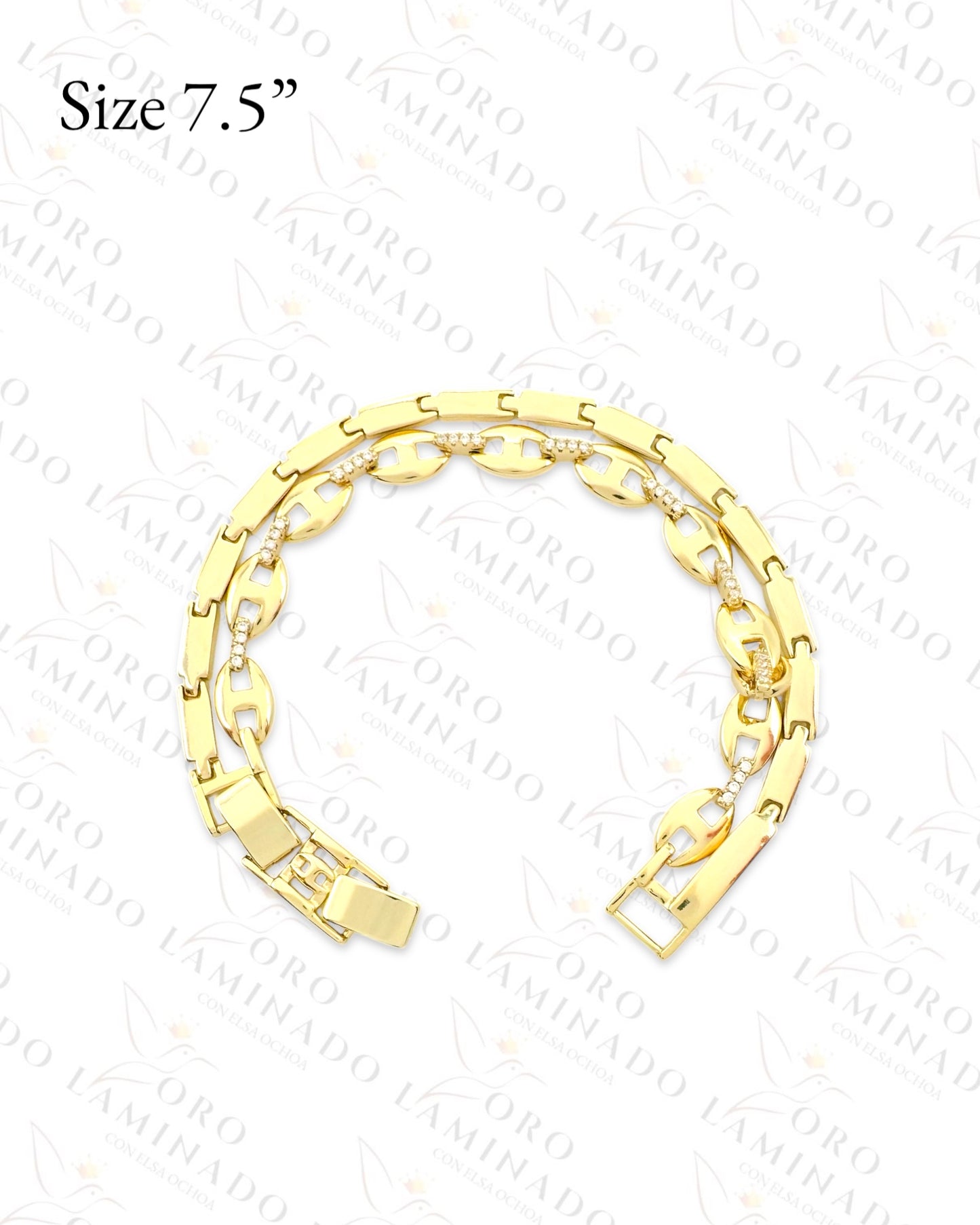 High Quality Double Chain Bracelet (Gold Filled) G459