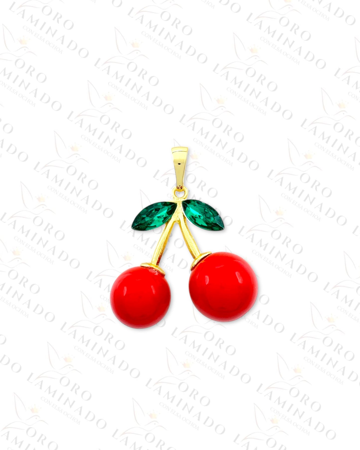 Chunky Cherry Pendant (Gold Filled) R206