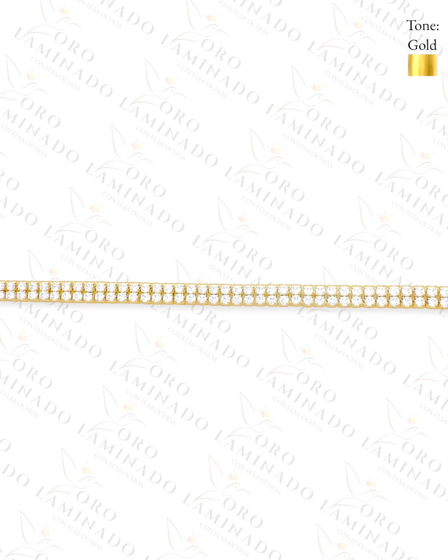 High Quality Diamond Bracelet (Gold Filled) R21