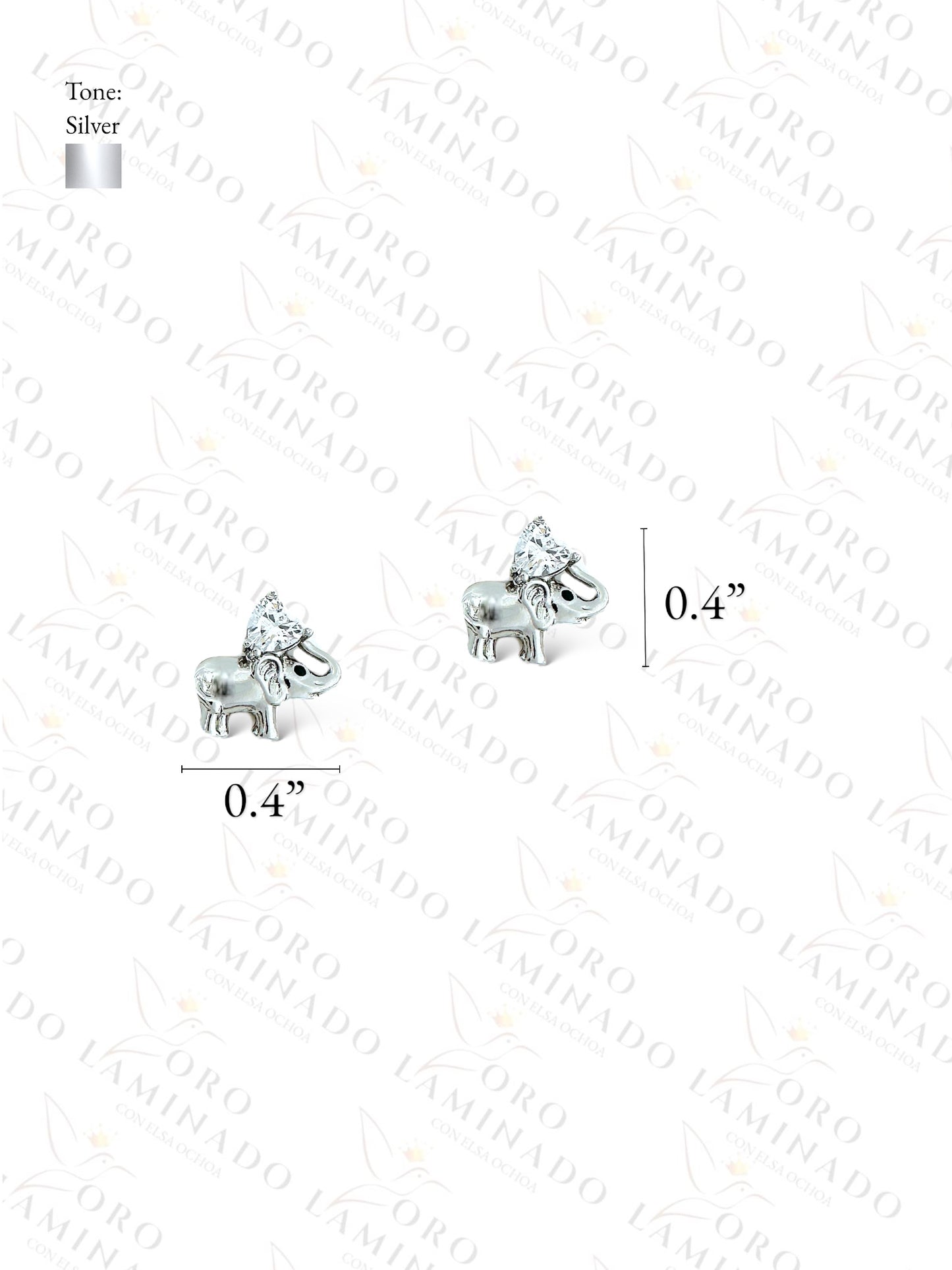 High Quality Silver Elephant Set B383