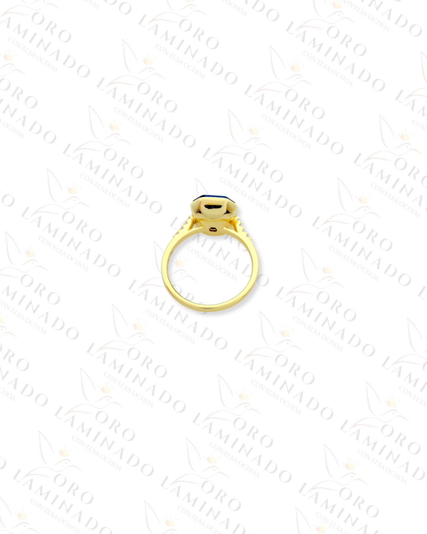 High Quality Cobalt Blue Stone Ring (Gold Filled) C88