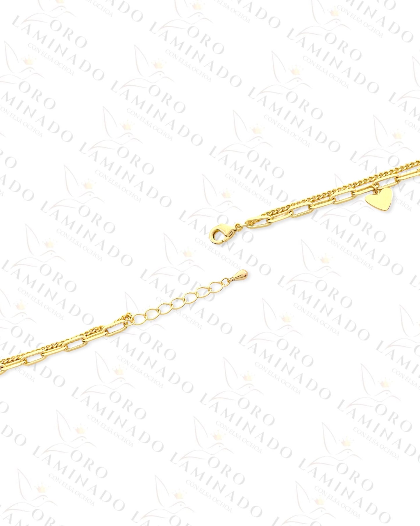 High Quality Double Chain LOVE Bracelet (Gold Filled) B70