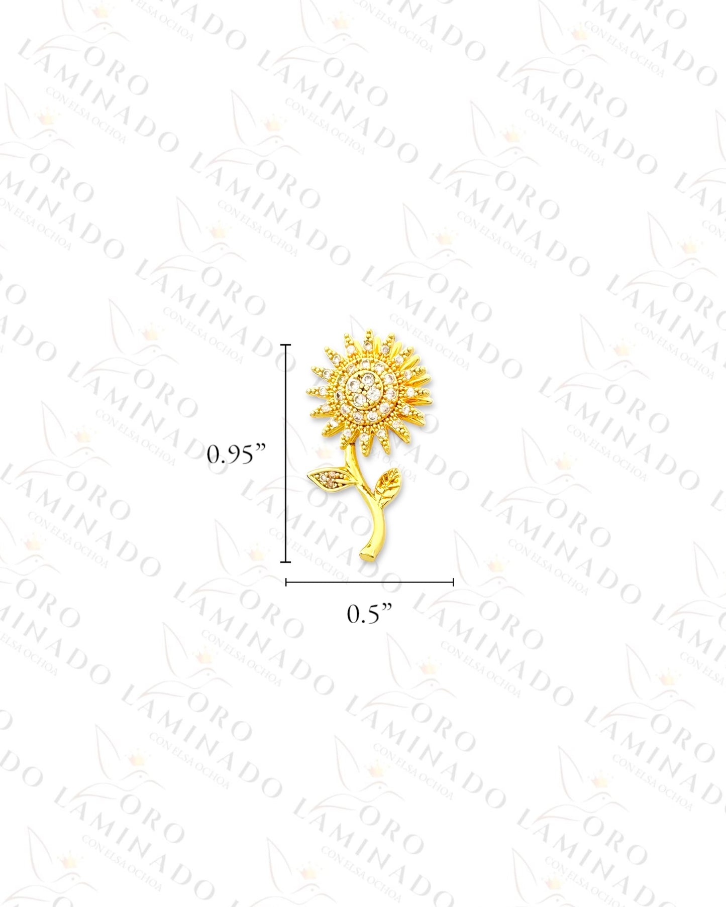 Sparkling Sunflower Pendant (Gold Filled) C255