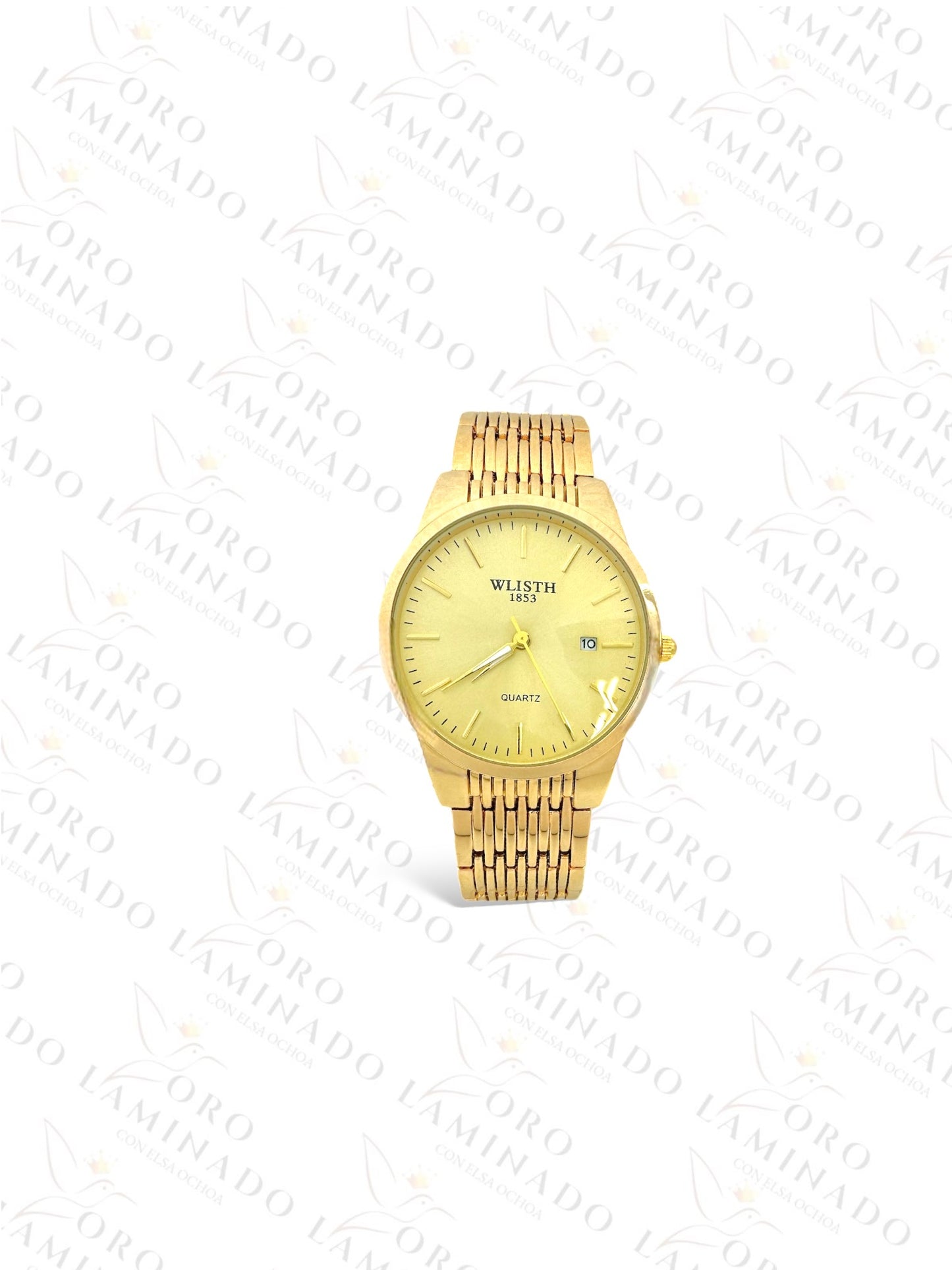 Stainless Steel Gold Watch B134