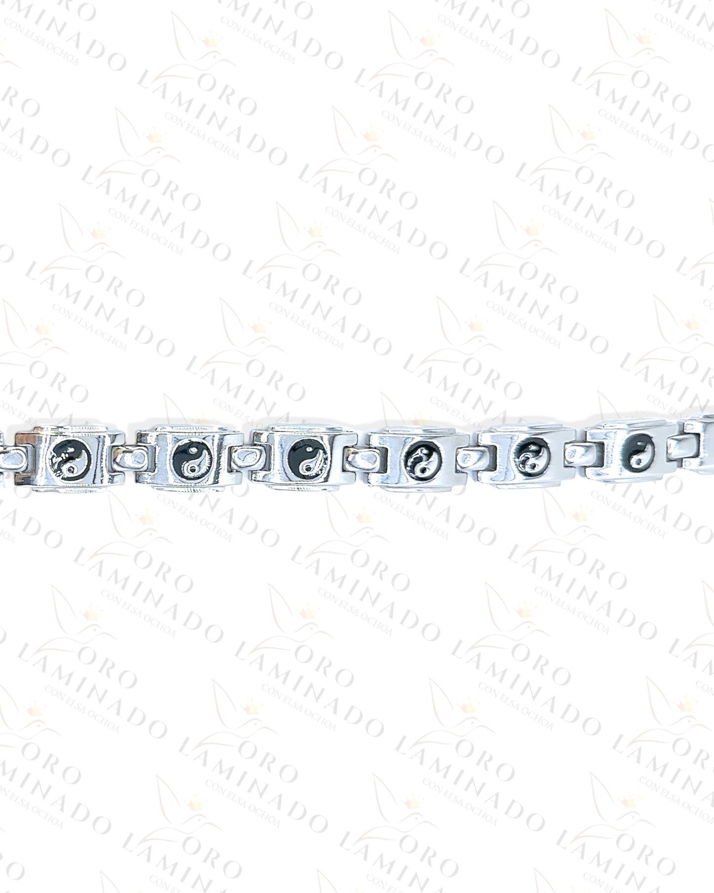 Stainless Steel Ying-Yang Symbol Bracelet Y135
