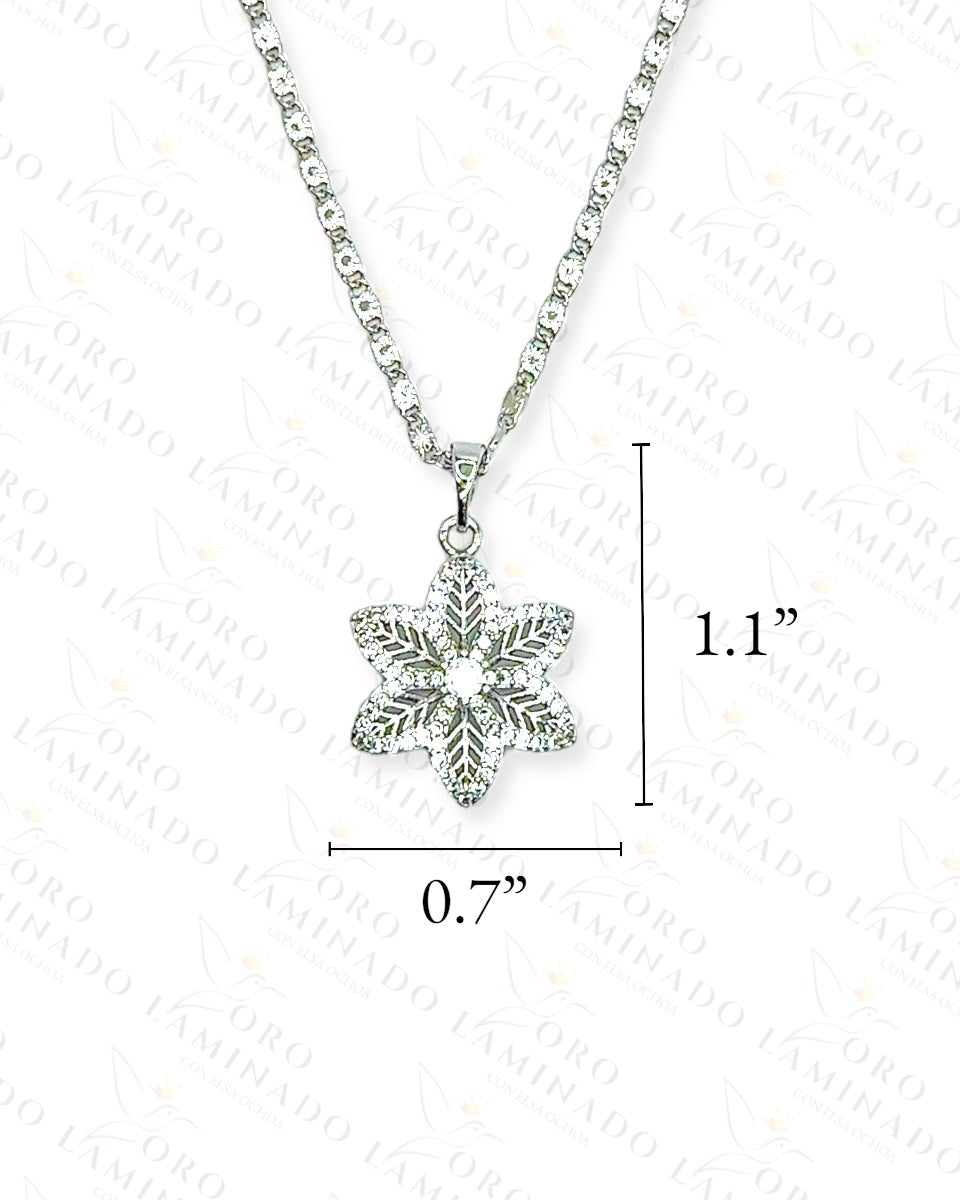 High Quality Silver Flower Set C259