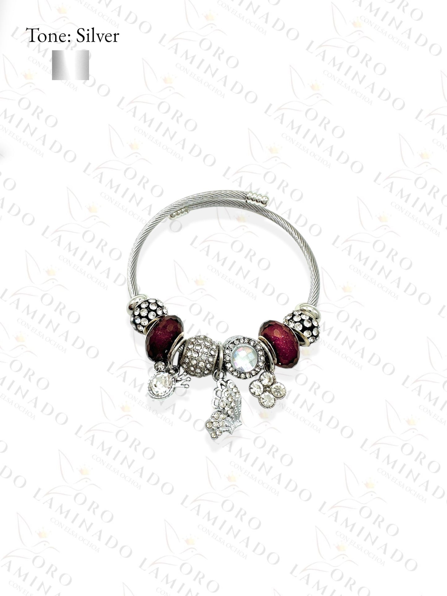 Silver Charm bracelet R359