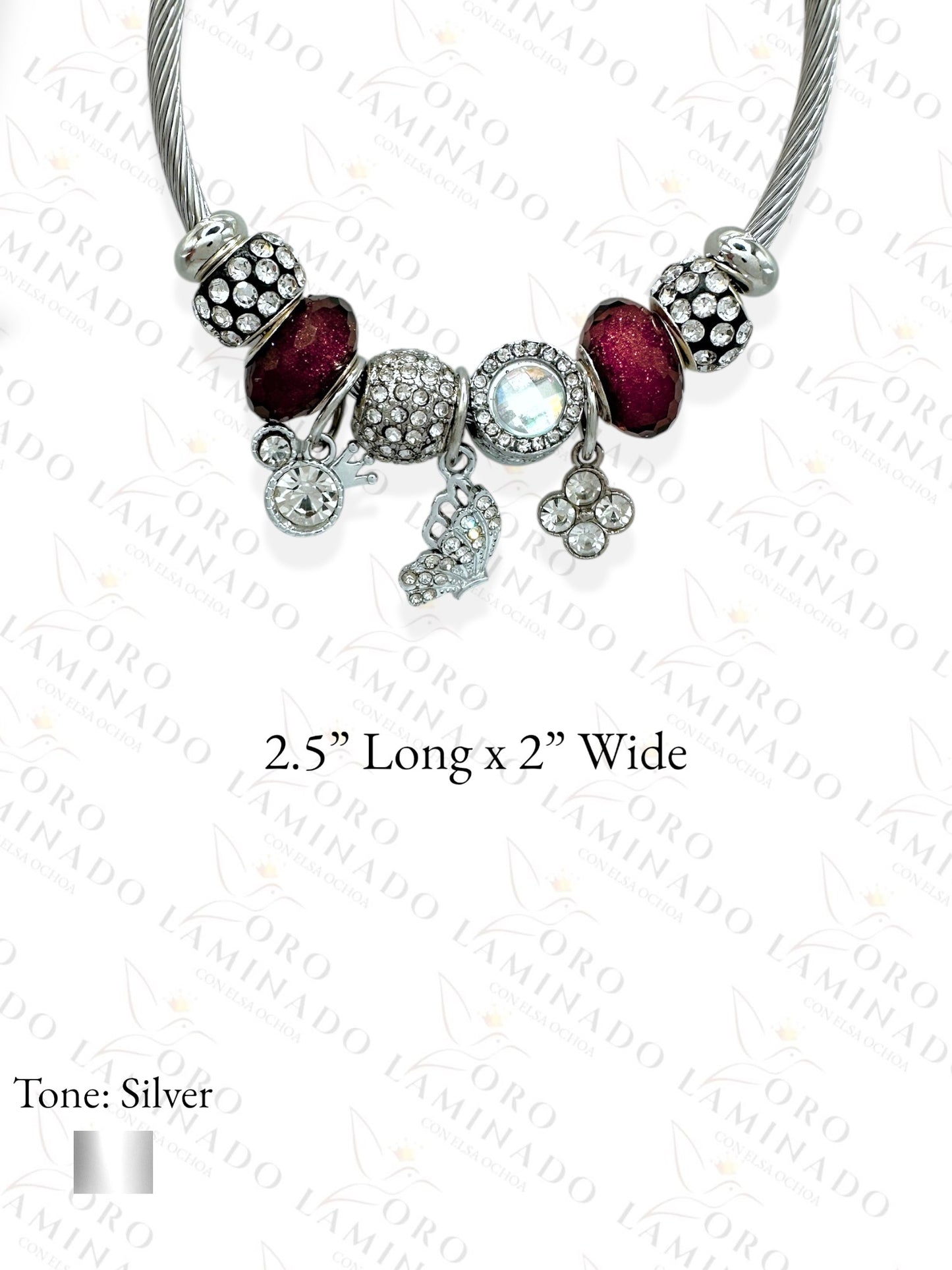 Silver Charm bracelet R359