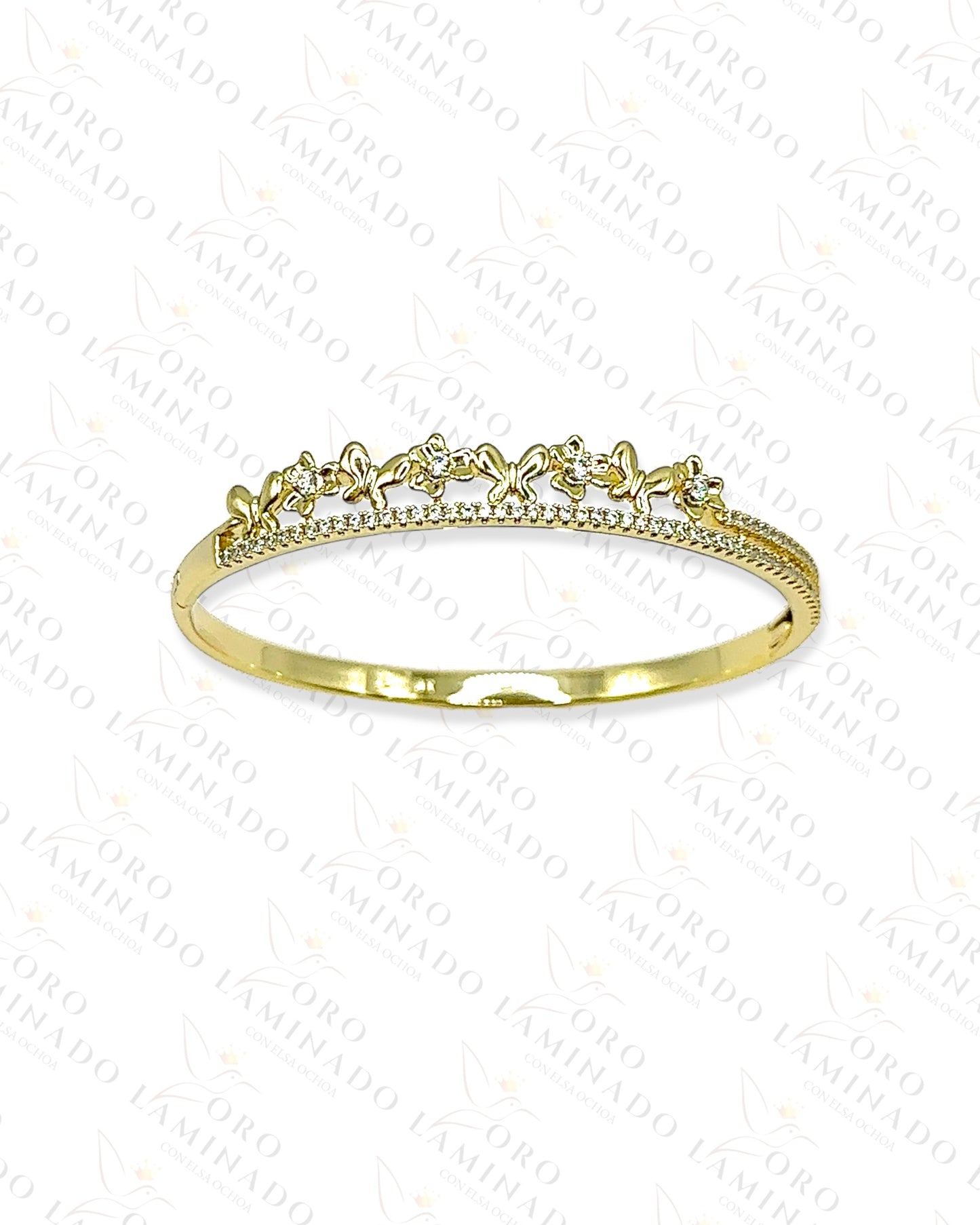 High Quality Butterfly Bangle Bracelet Y396