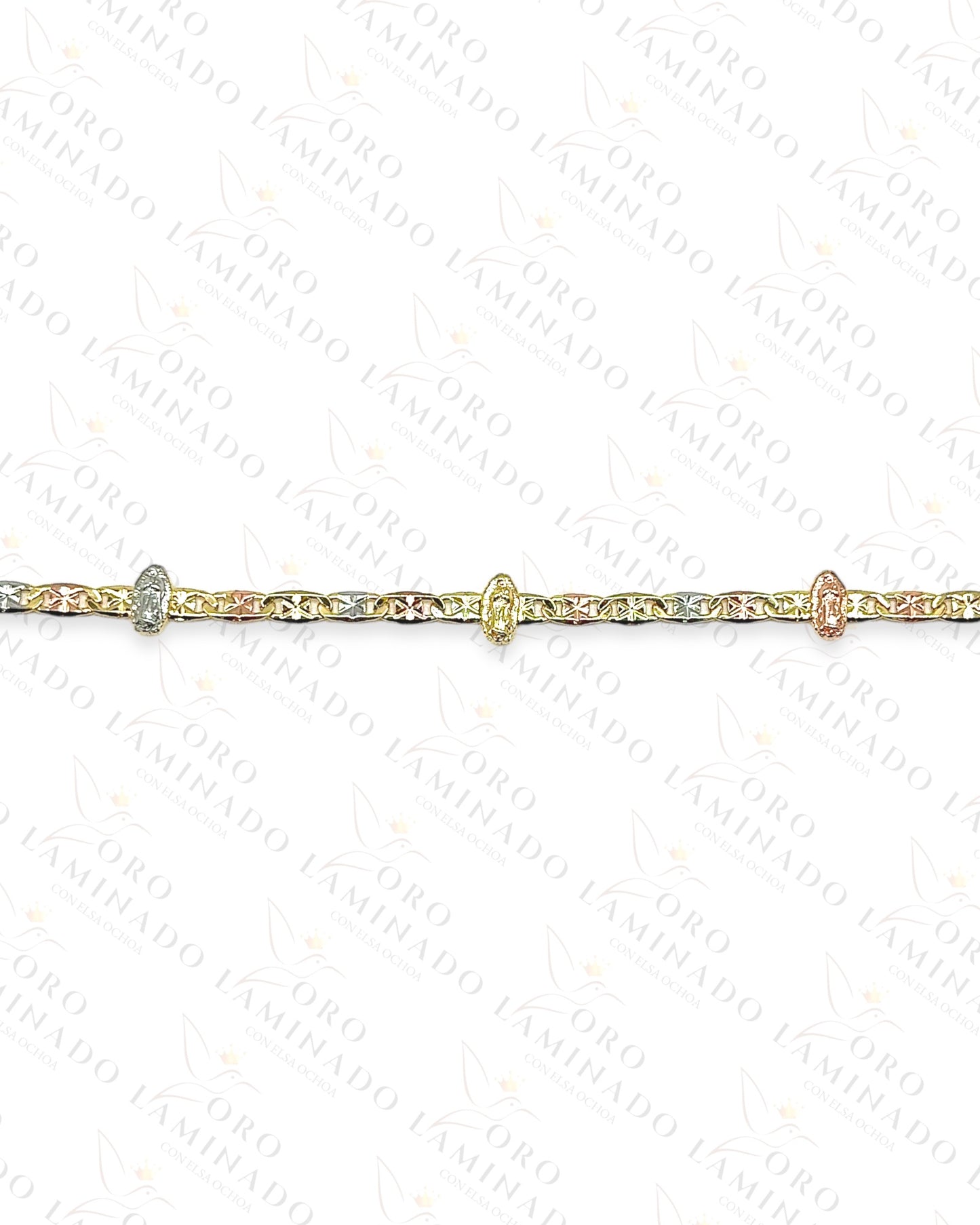 Three Tones Virgen de Guadalupe Bracelet Y412