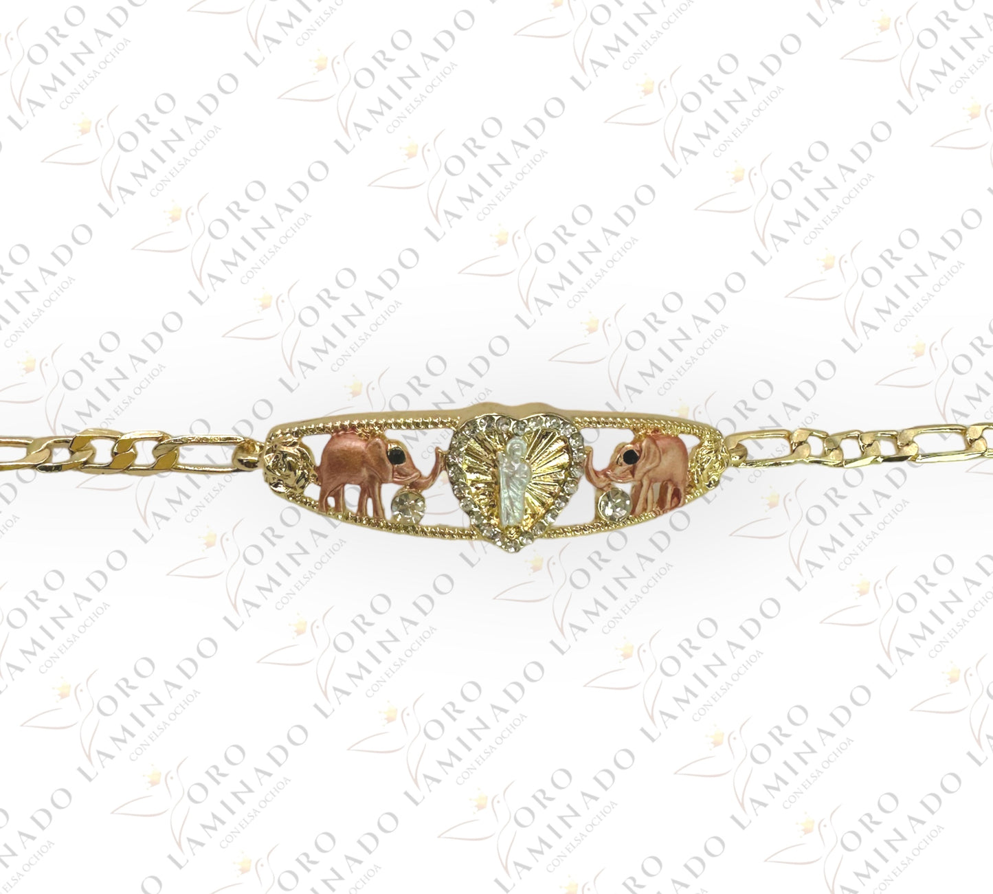 San Judas Tadeo bracelet with elephant (pack of 6) Y147
