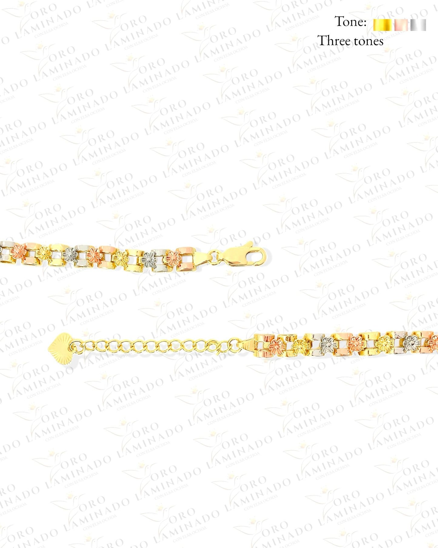 San Judas Tadeo tricolor bracelet Y313