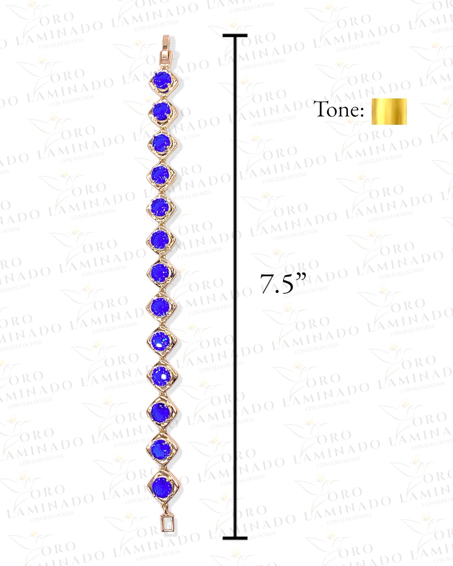 Bracelet with blue stones G131