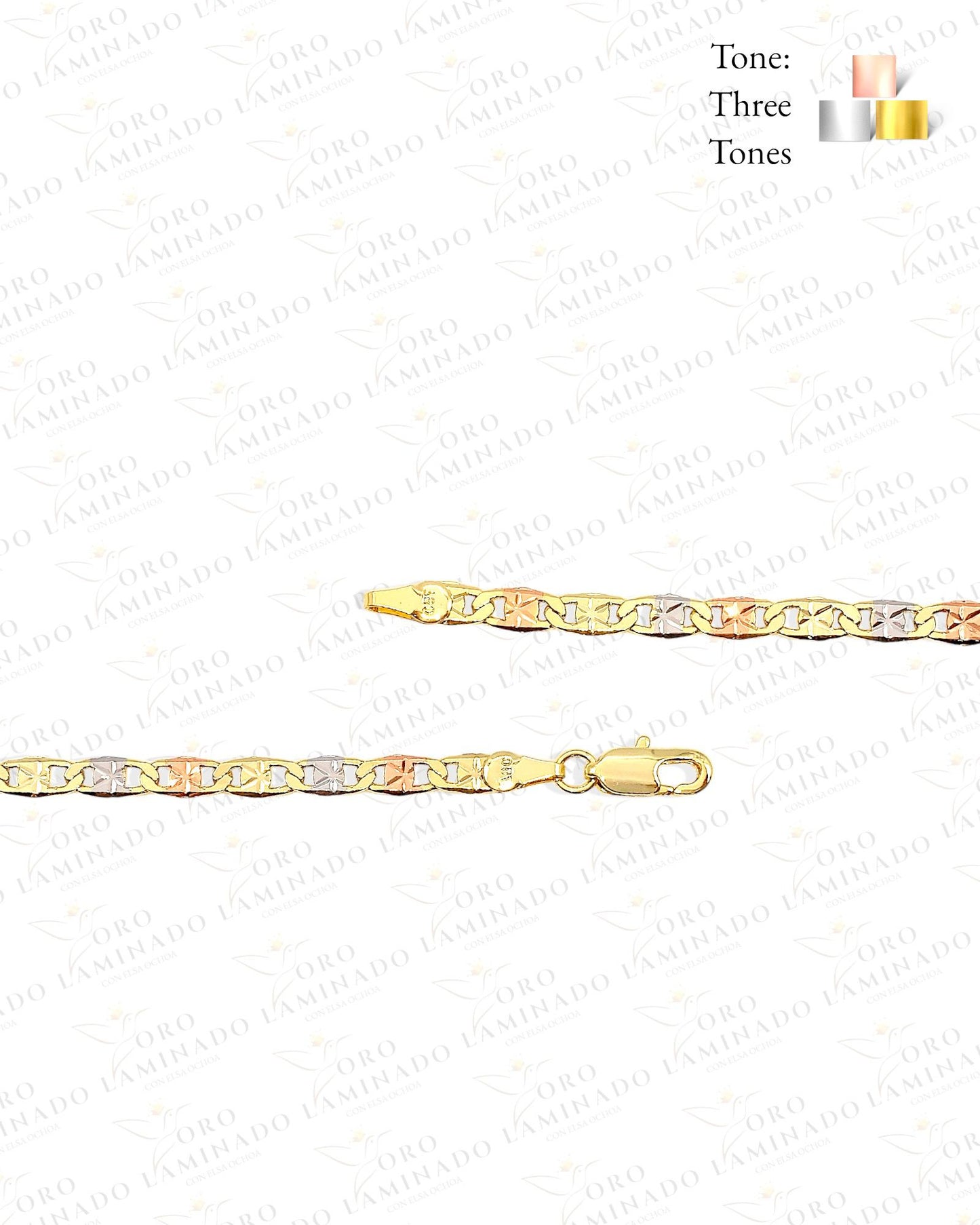 Tricolor valentine flower bracelet G239