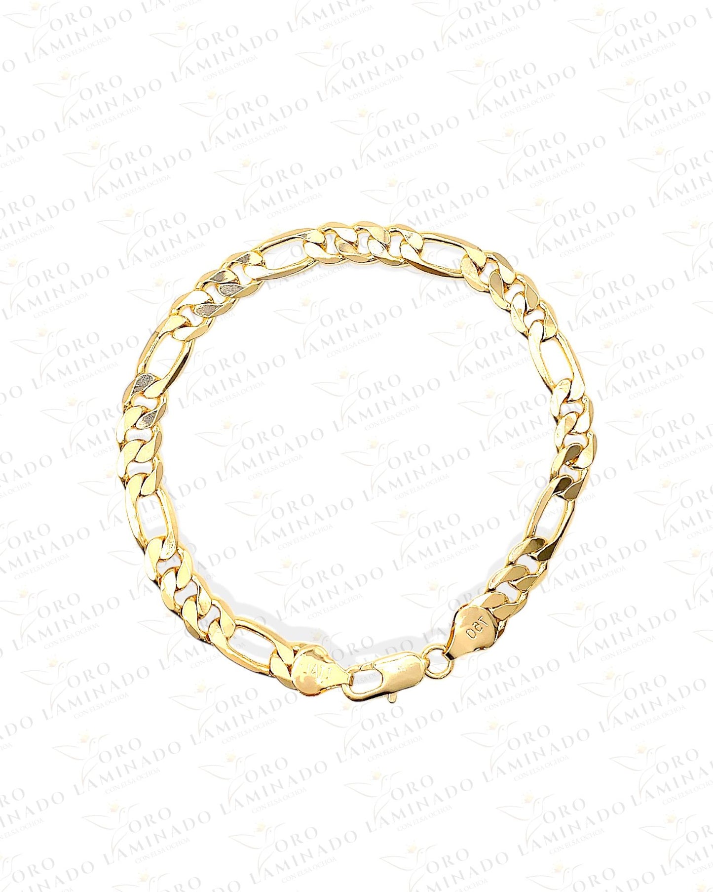 8mm Figaro Bracelet Y229