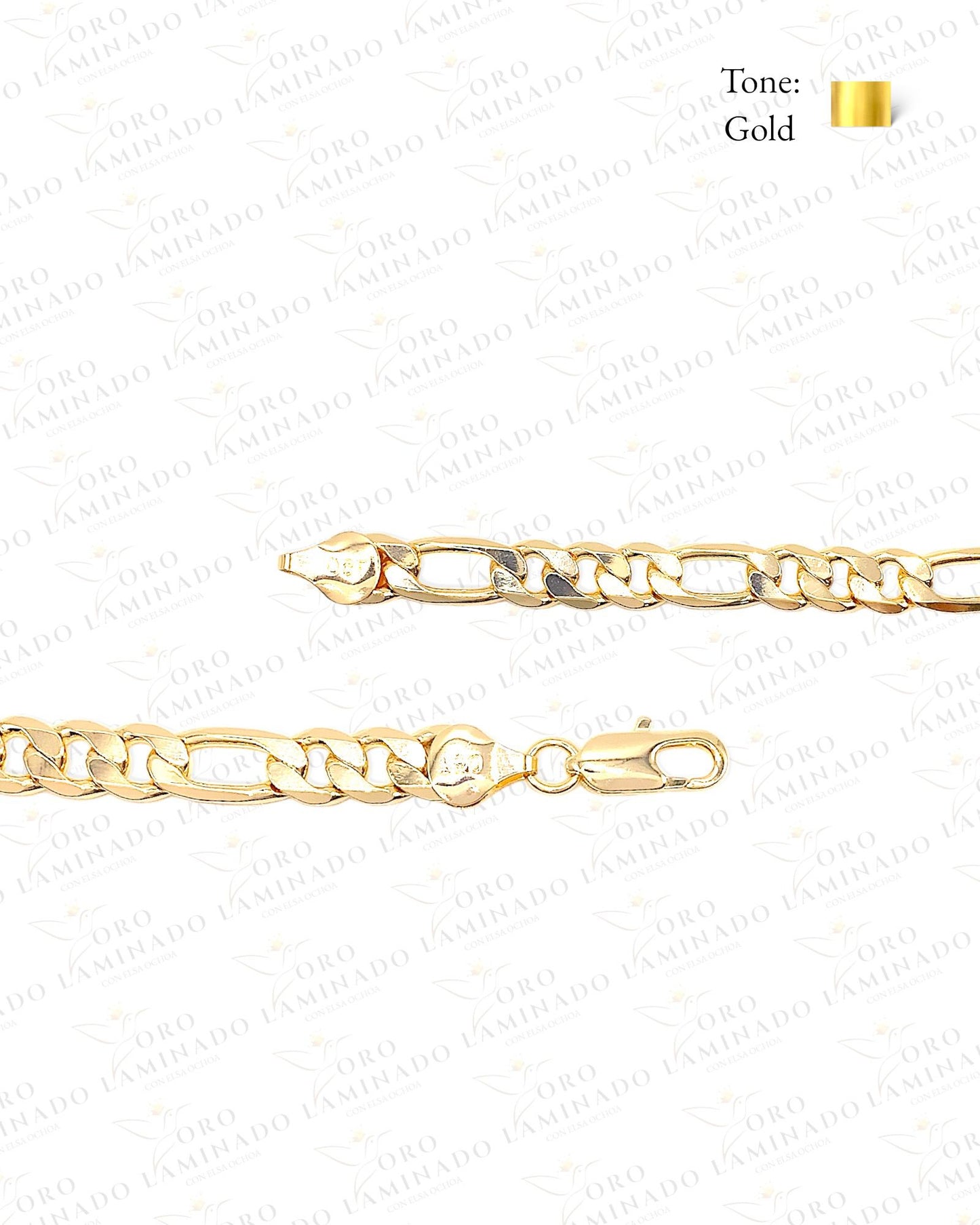 8mm Figaro Bracelet Y229