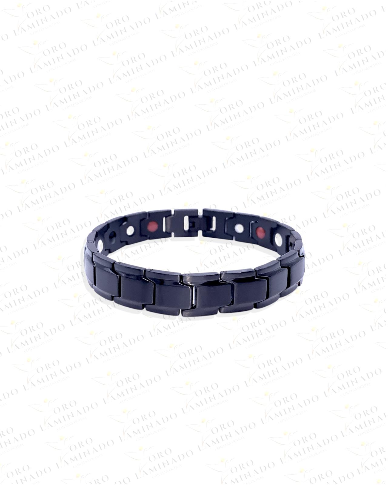8.5” Black Magnetic Bracelet B145