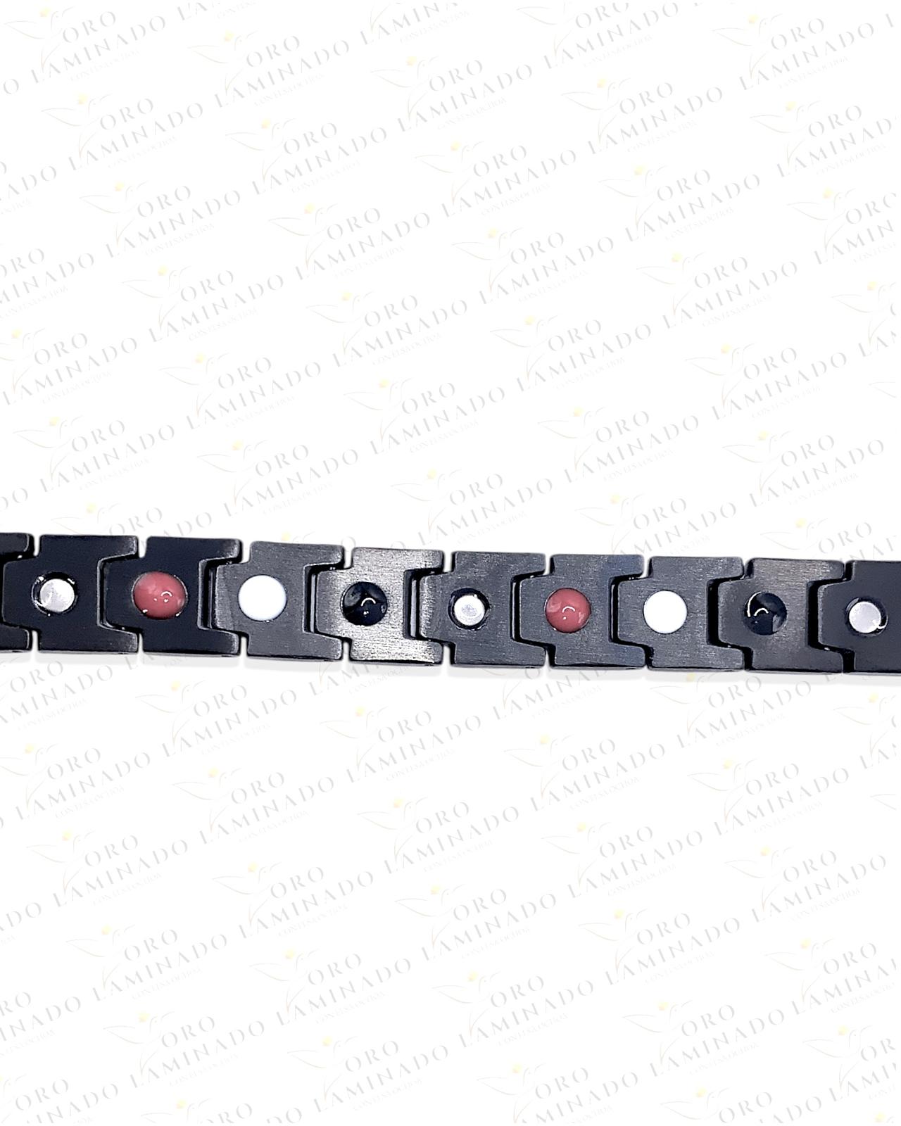 8.5” Black Magnetic Bracelet B145