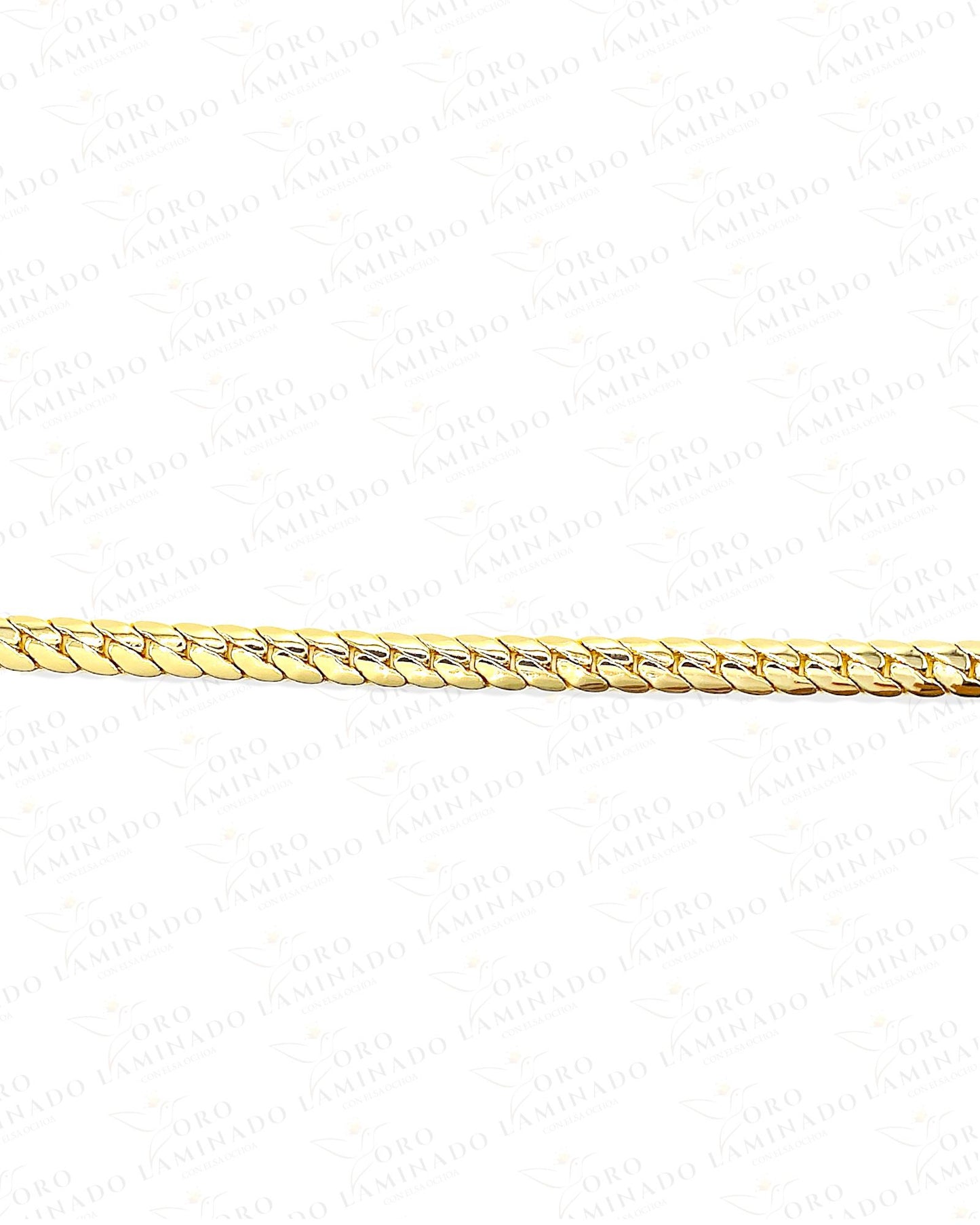 Gold Filled Closed Cuban Linked Bracelet R68