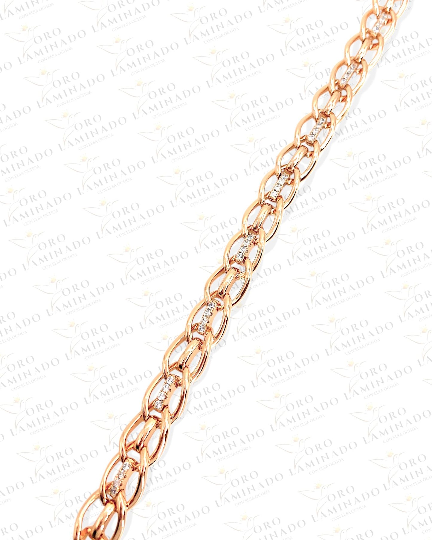 High Quality Braided chain with Stones B305
