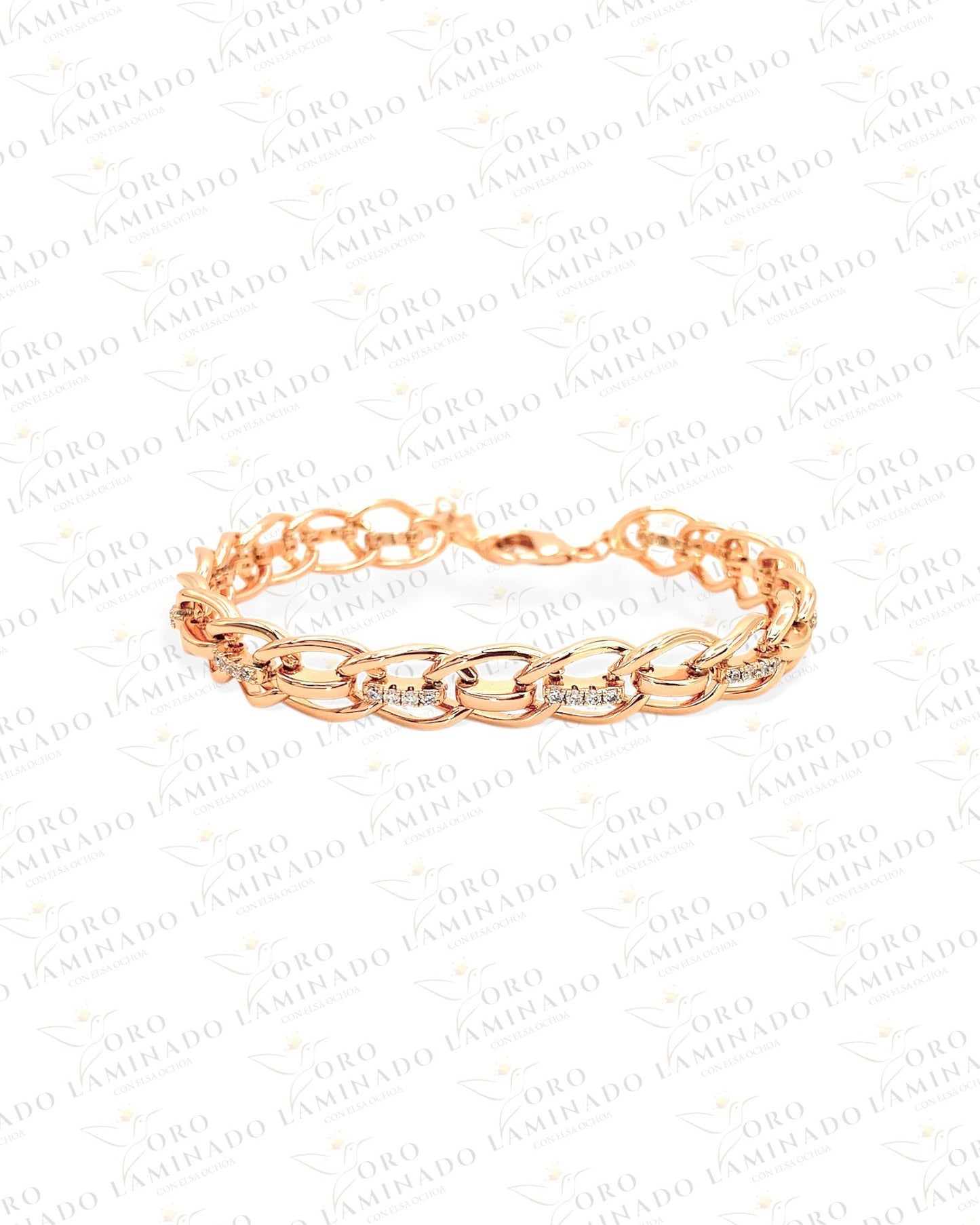 High Quality Braided chain with Stones B305