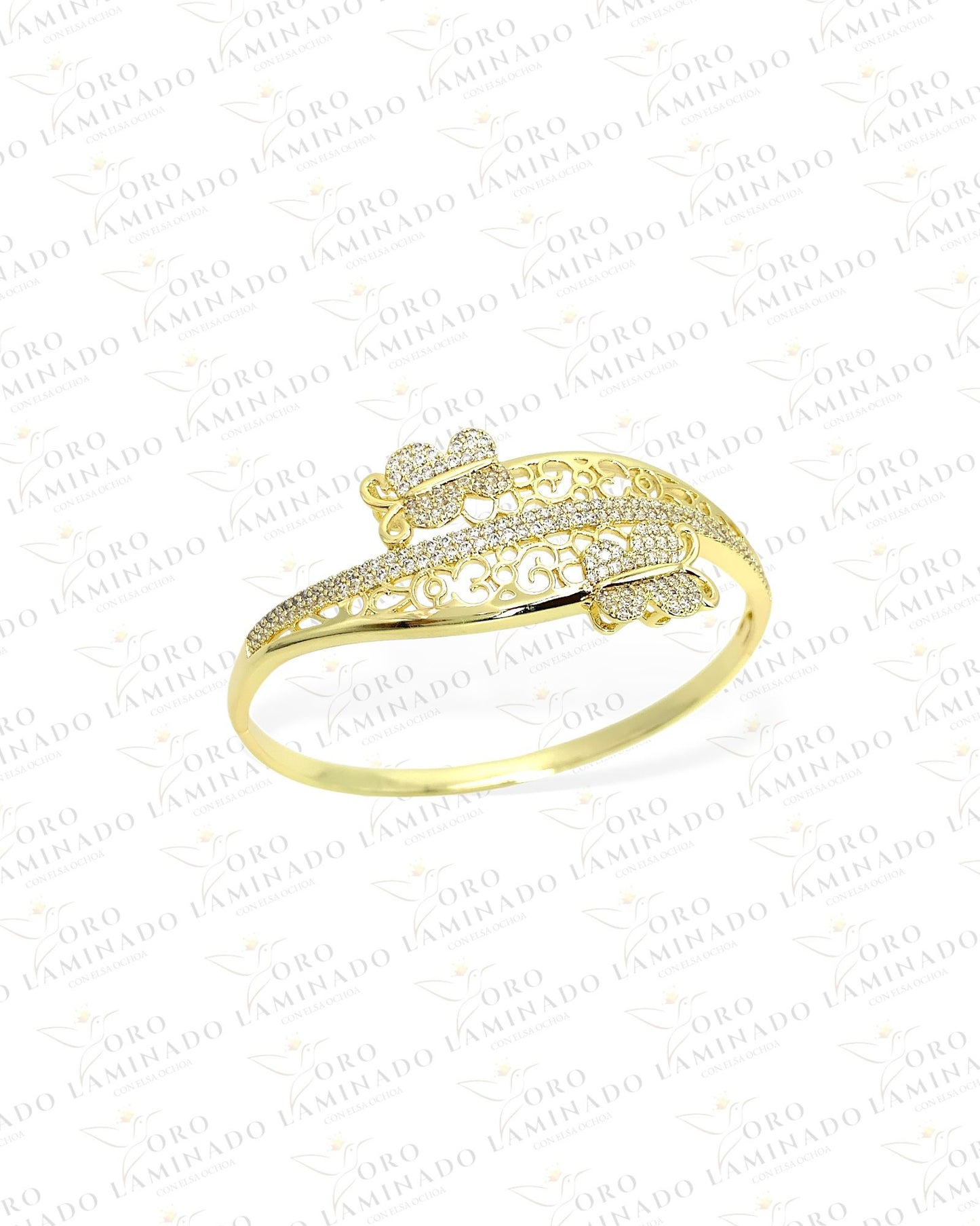 High Quality Double Butterfly Bangle G358