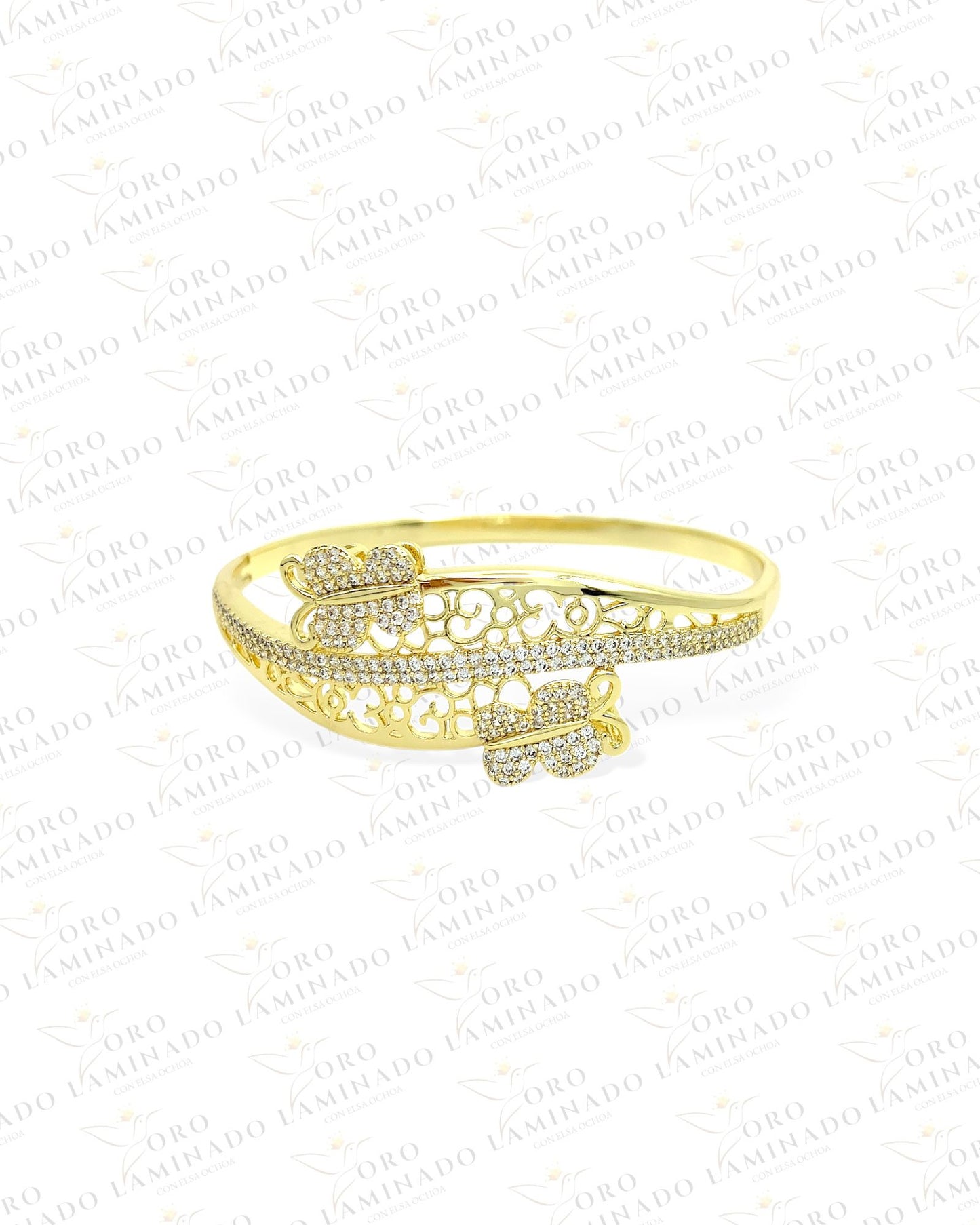 High Quality Double Butterfly Bangle G358