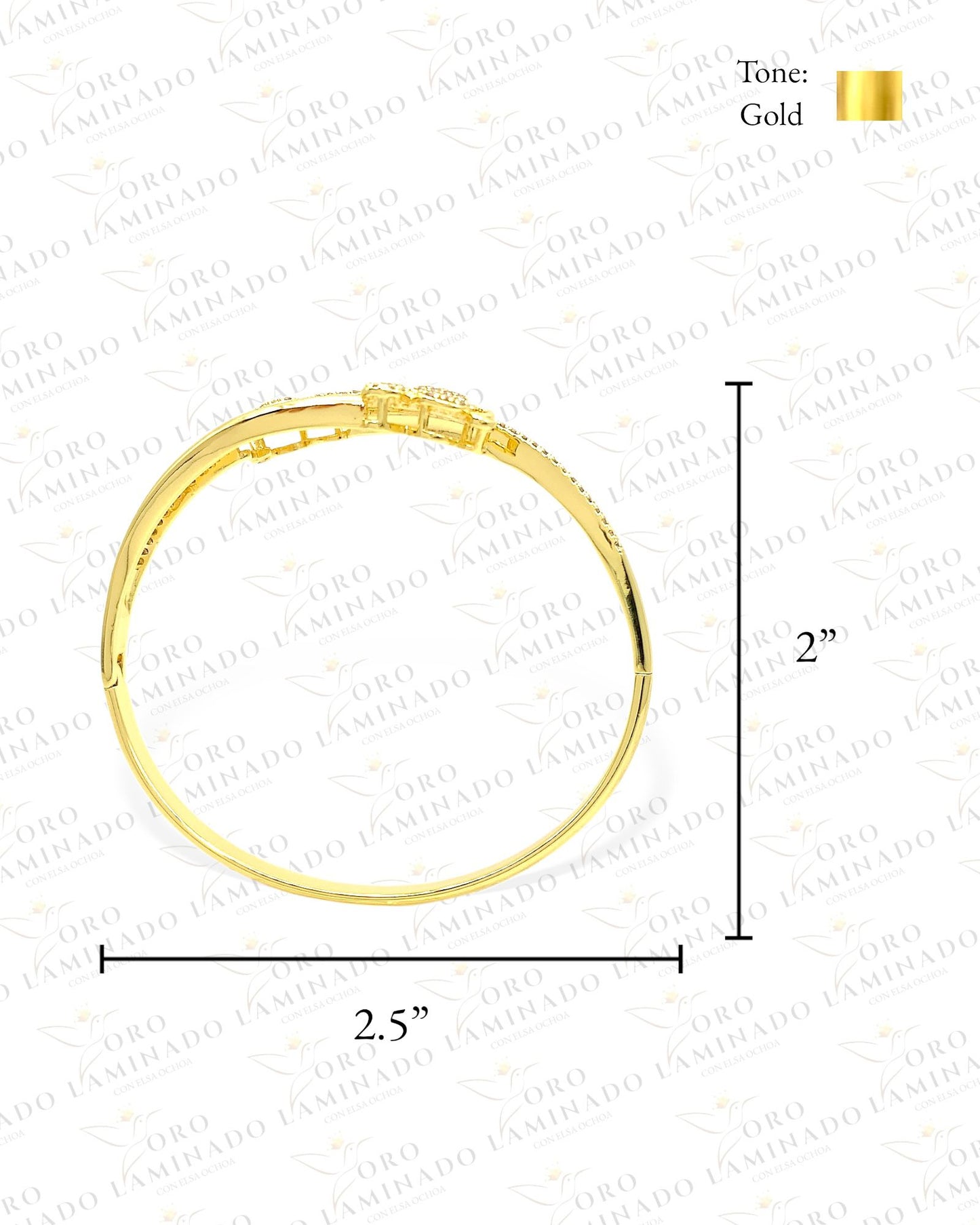 High Quality Double Butterfly Bangle G358