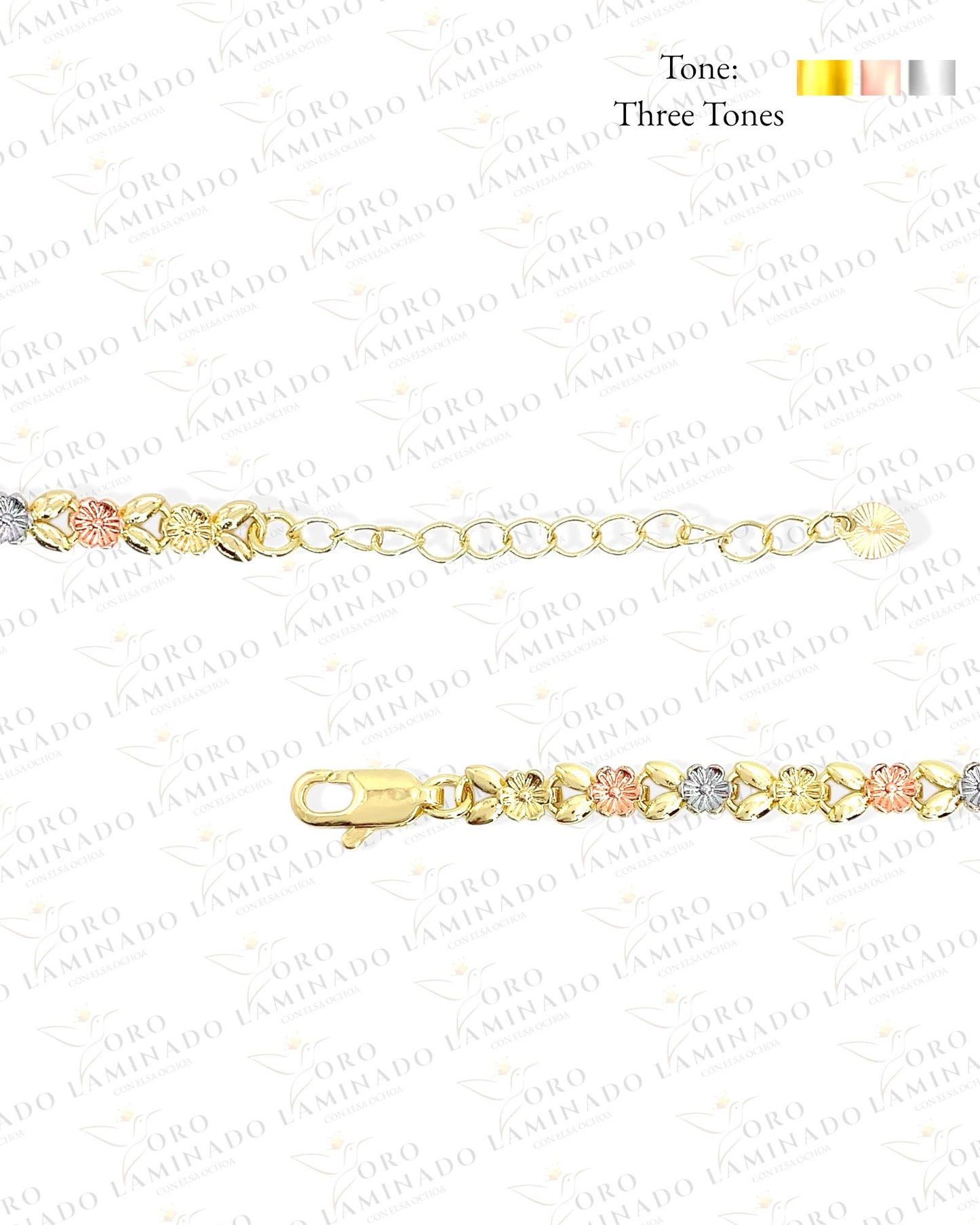 San Judas Tadeo Bracelet with Cut Glass (pack of 6) R326