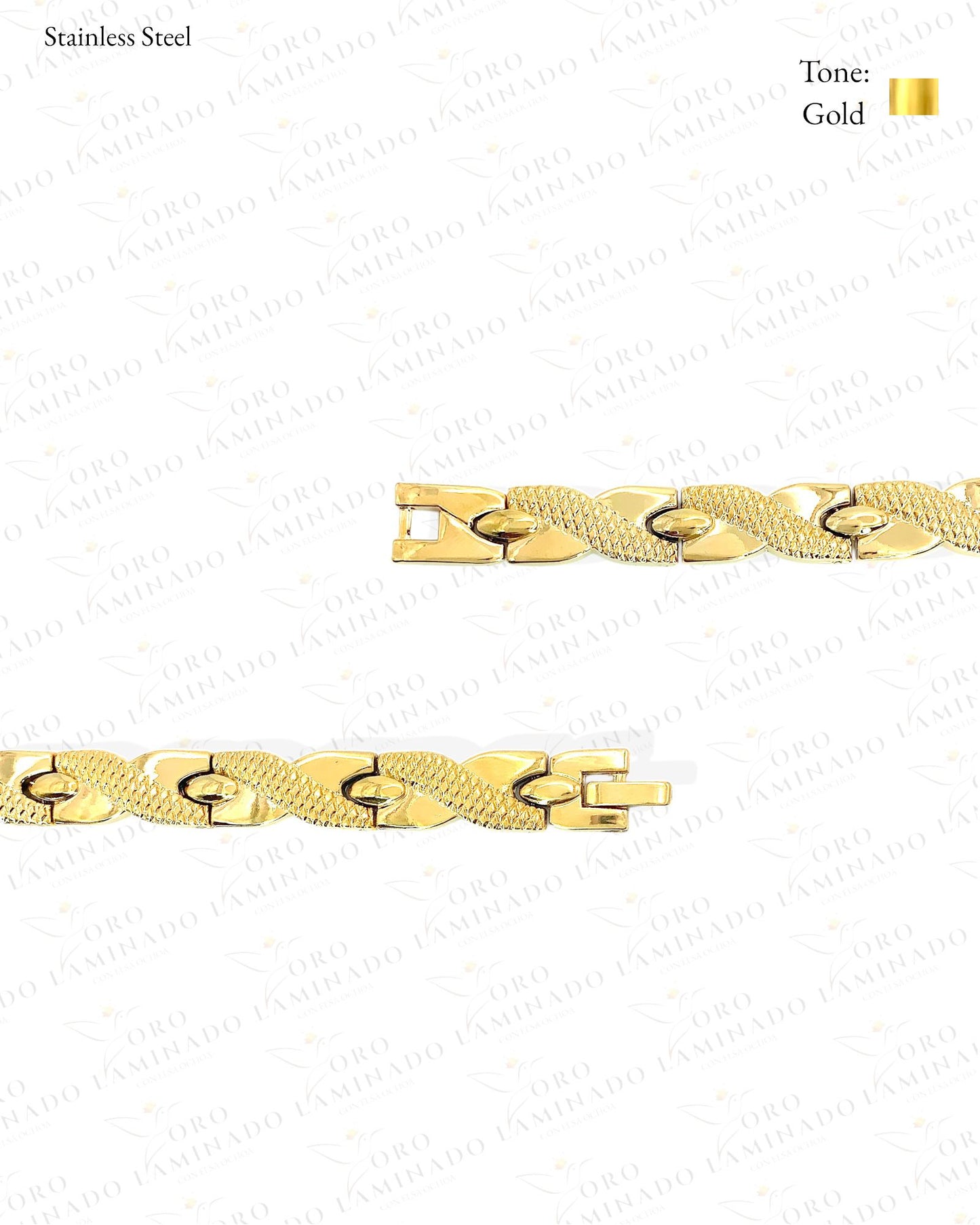 Golden Stainless Steel Bracelet C15