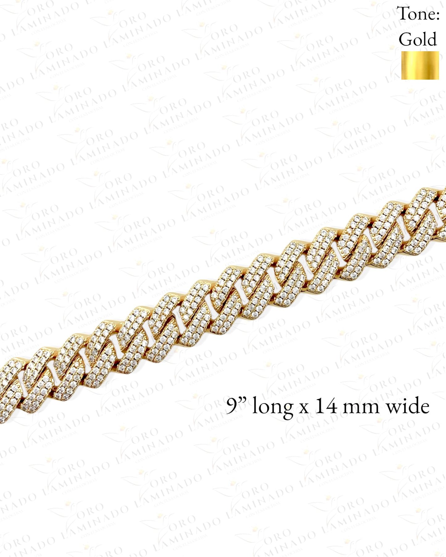 9” Ultra Diamond Cut Bracelet B56
