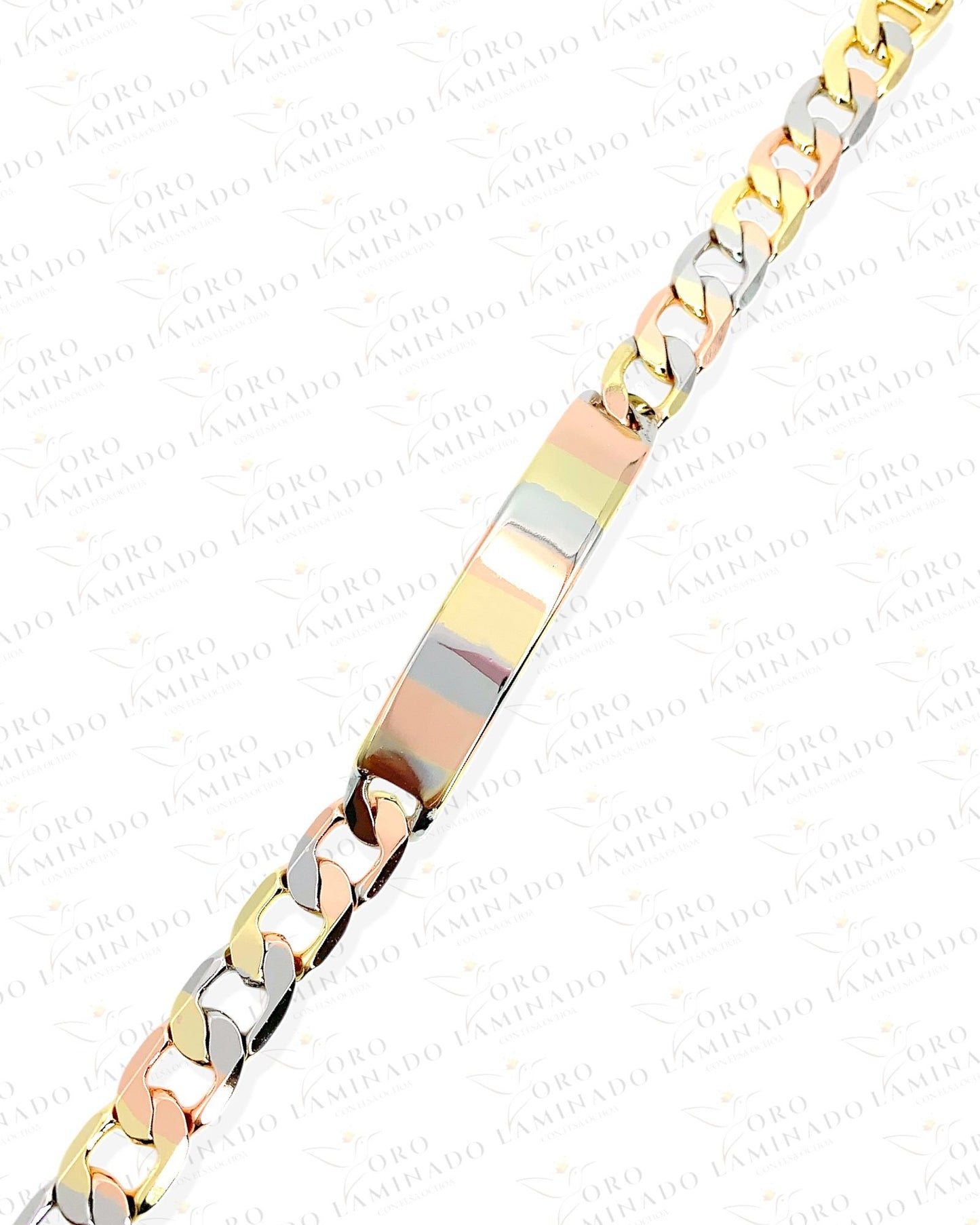 High Quality Three Toned Plaque Bracelet Y321