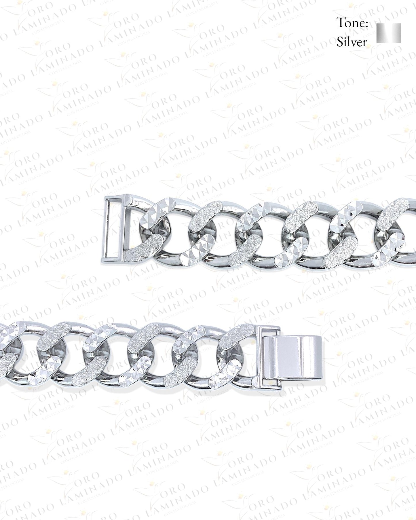 Silver Bracelet with Stones G169