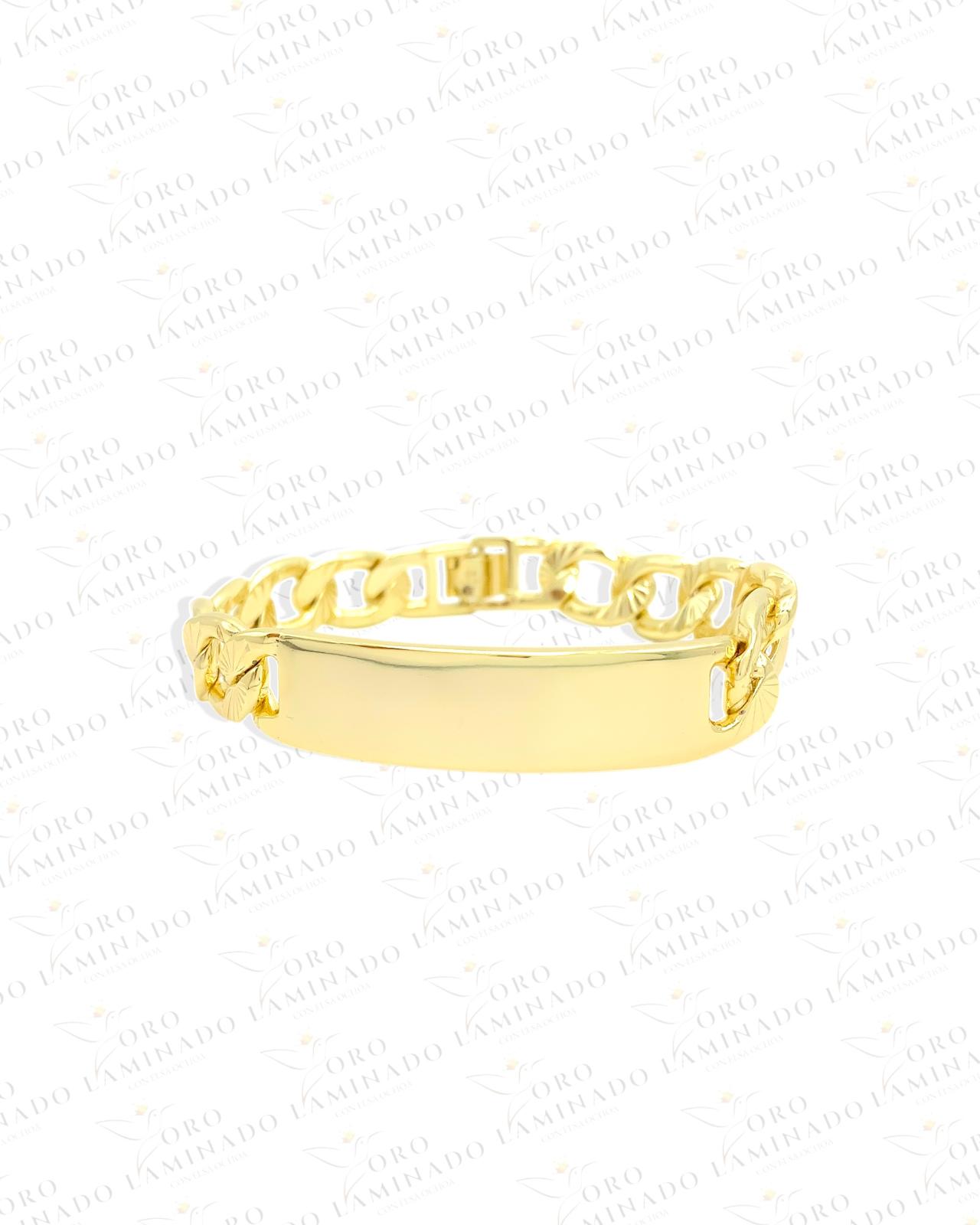 High Quality Plain Plaque Bracelet R126