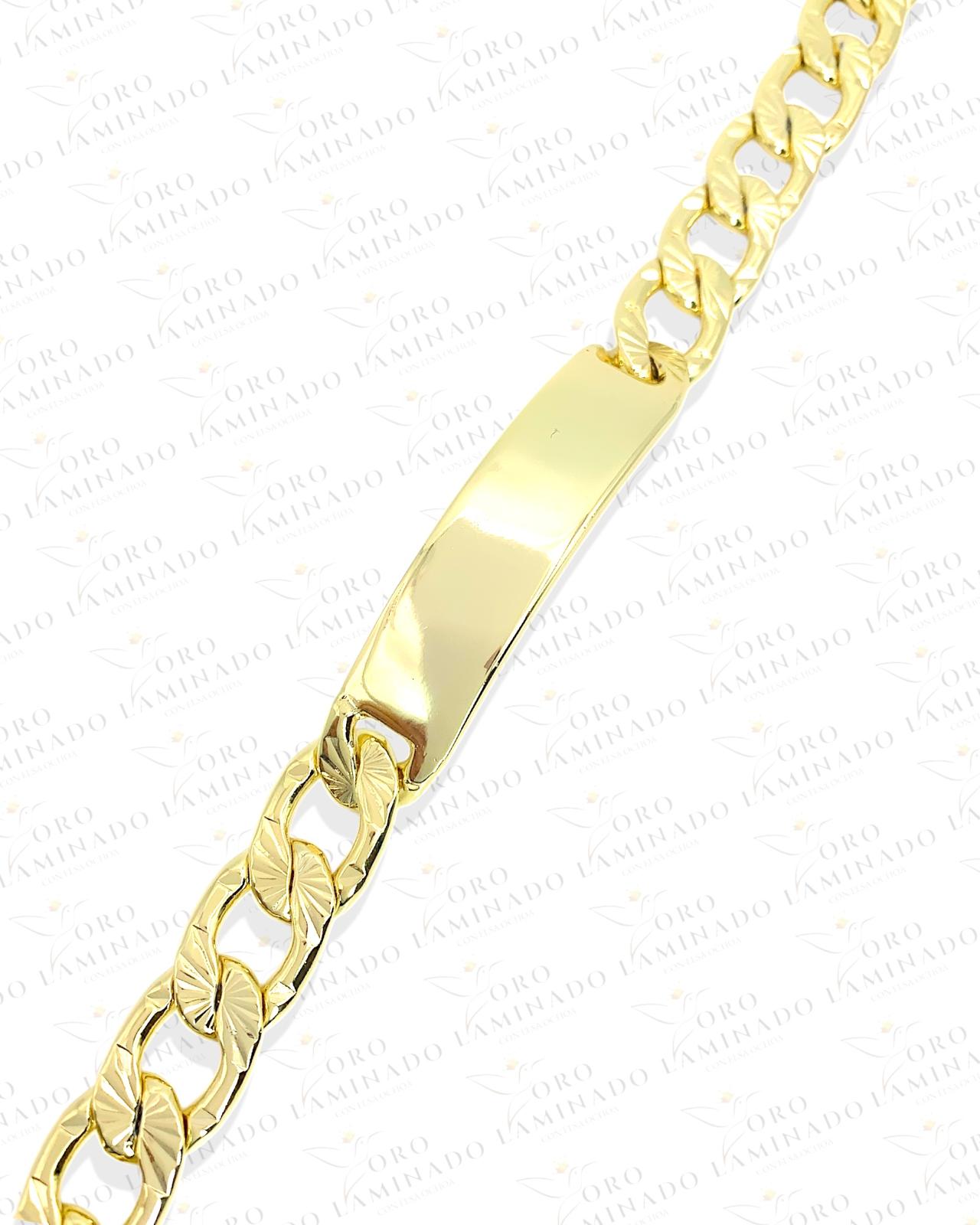 High Quality Plain Plaque Bracelet R126
