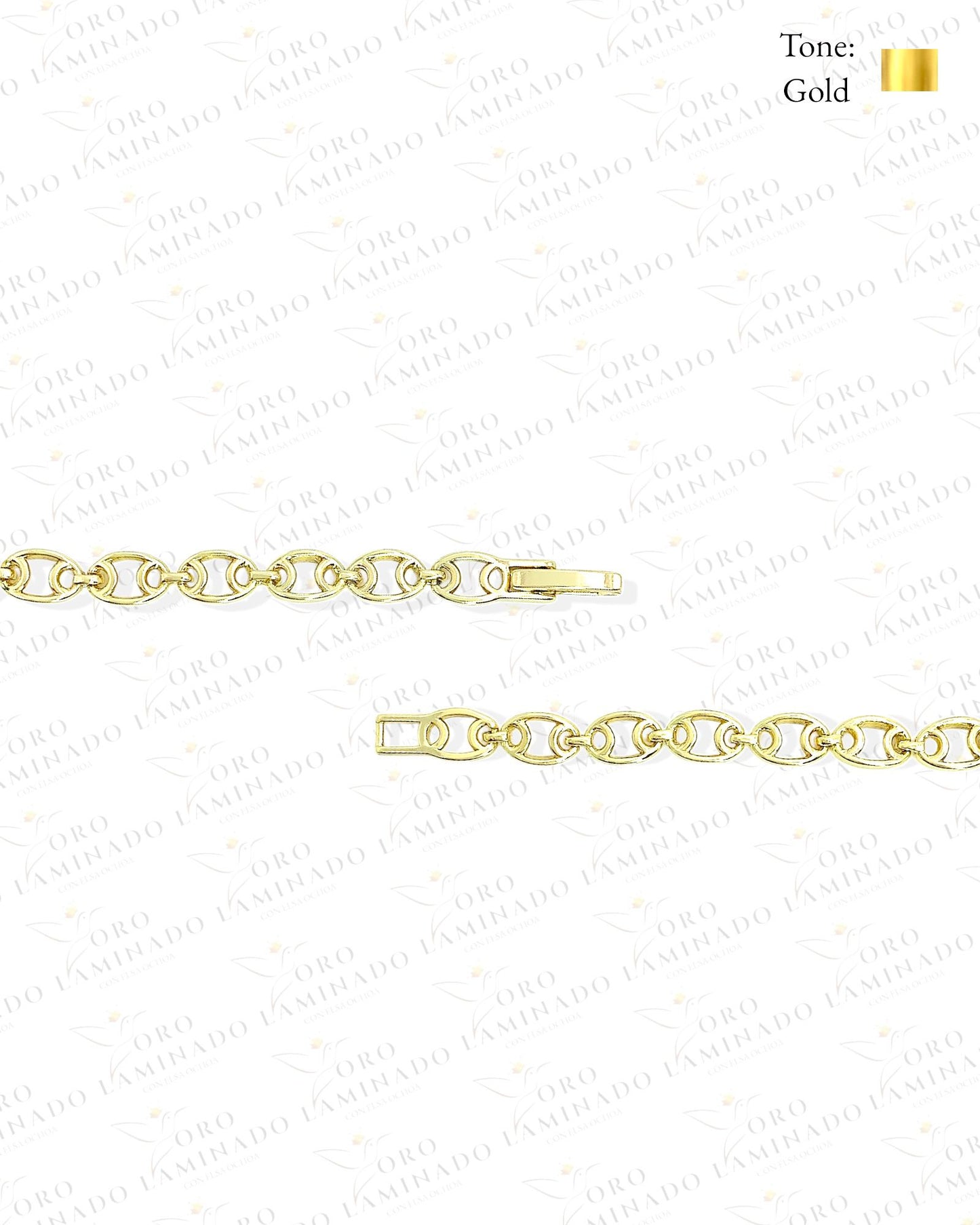 High Quality Green Oval Bracelet B396