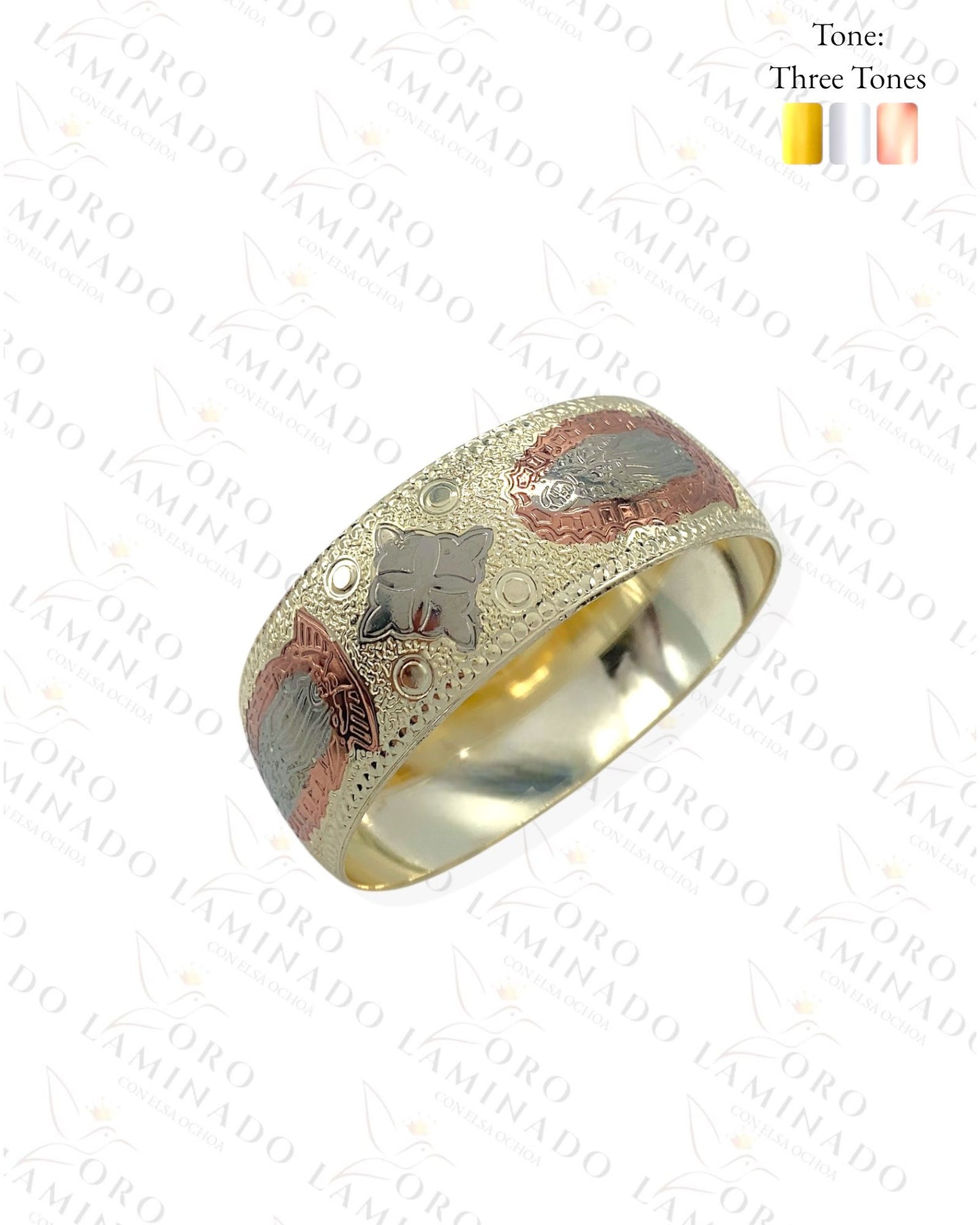 Three Golds Virgin Mary Bracelet B234