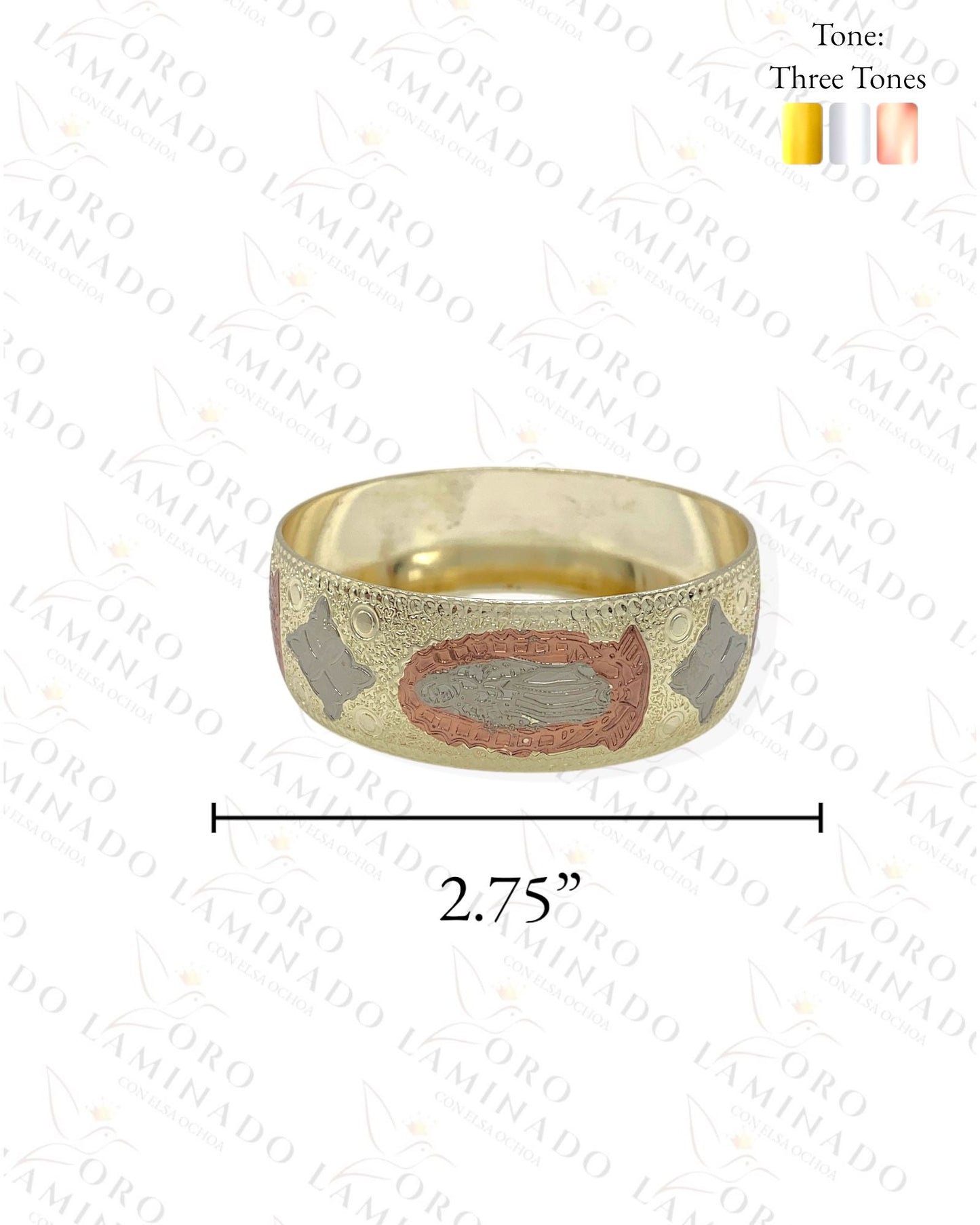 Three Golds Virgin Mary Bracelet B234