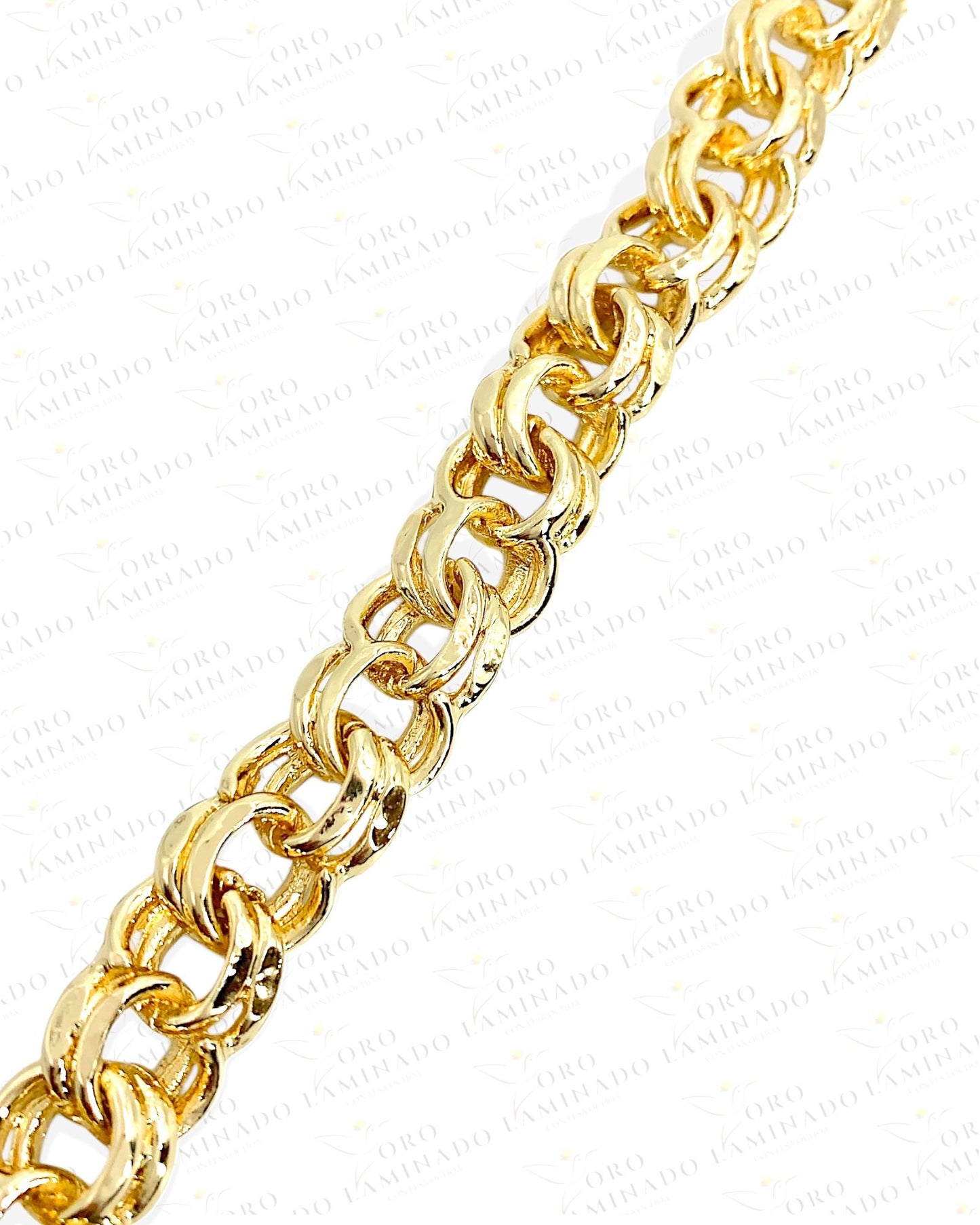 Plate Bracelet with Cross G346