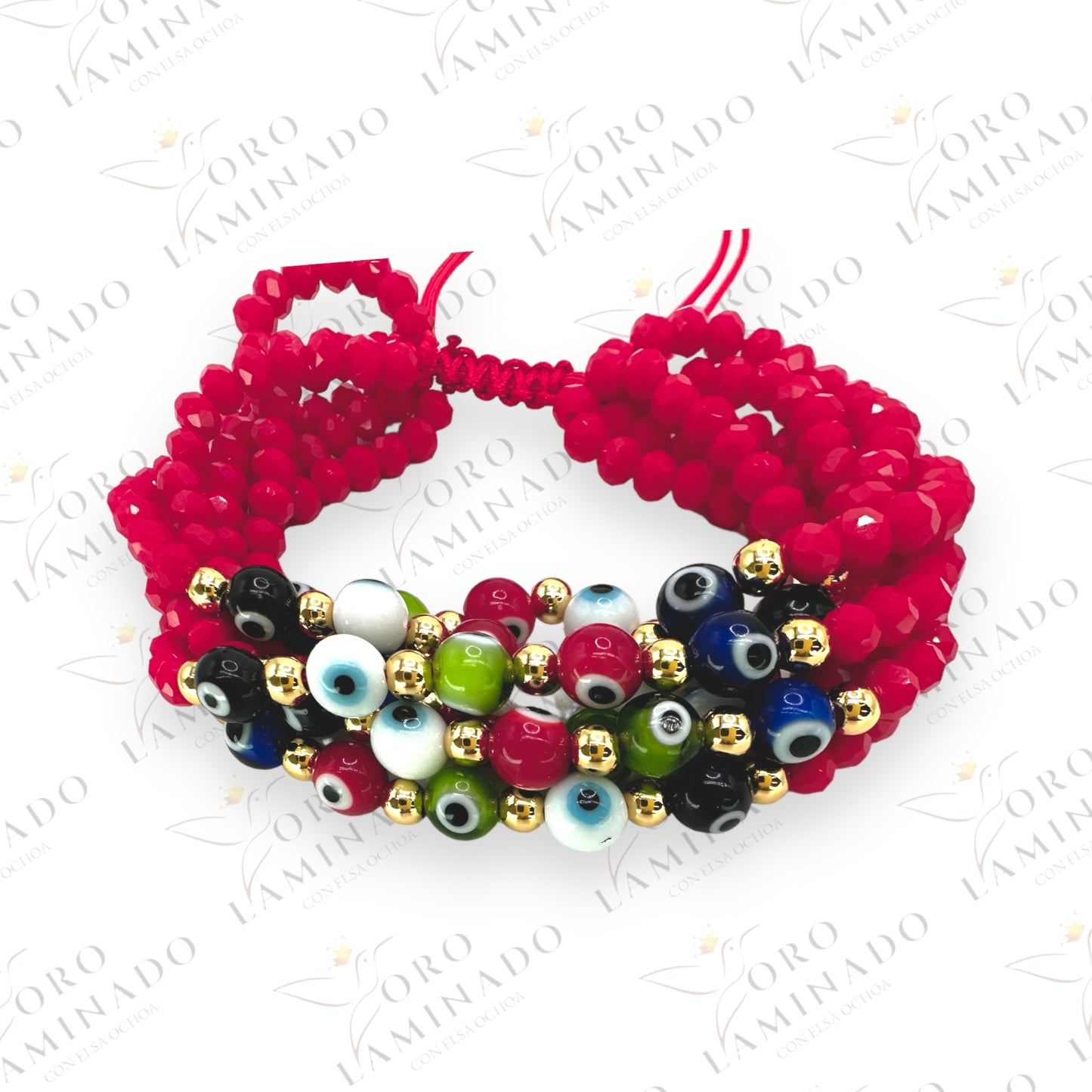 Red weekly bracelet B197