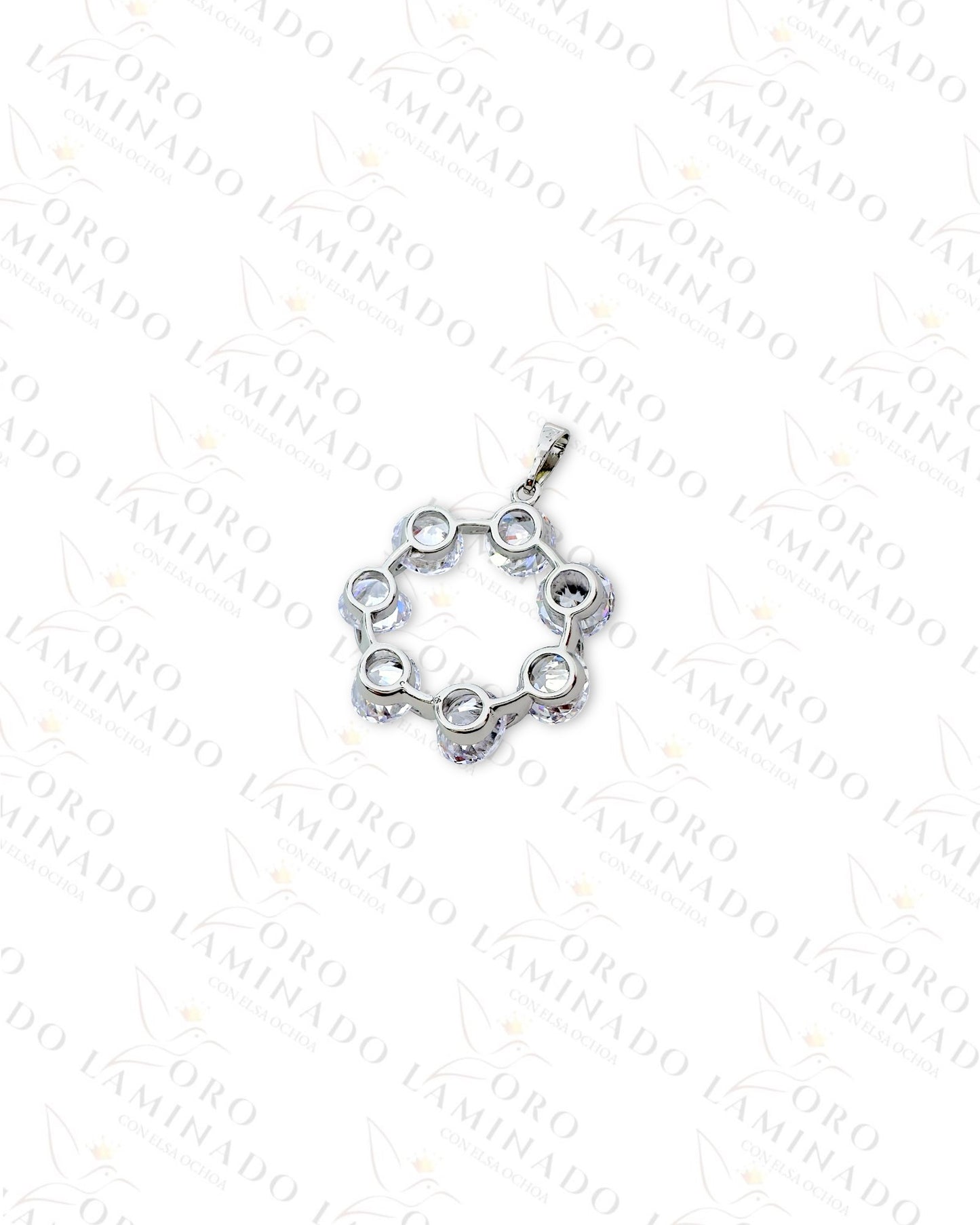 Gold Filled High Quality Silver Diamond Pendant G37