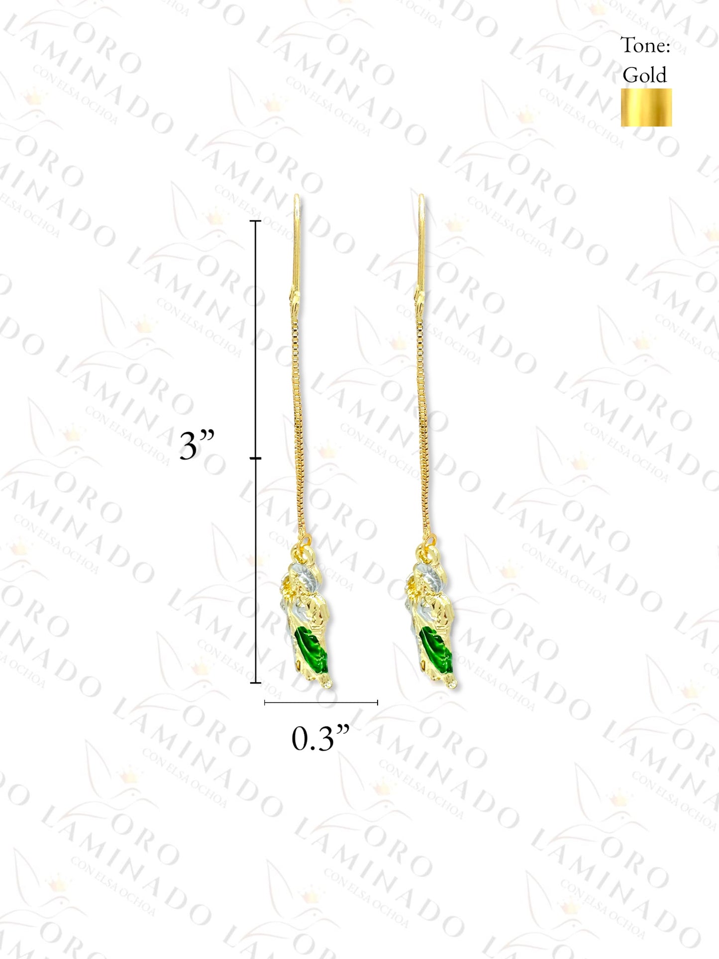 San Judas Tadeo Long Earrings (Pack of 3) B220