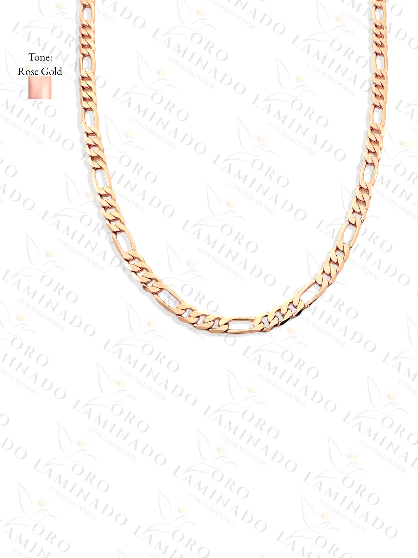 High Quality Figaro Chains Pack of 6 Size 22" 4mm Y183