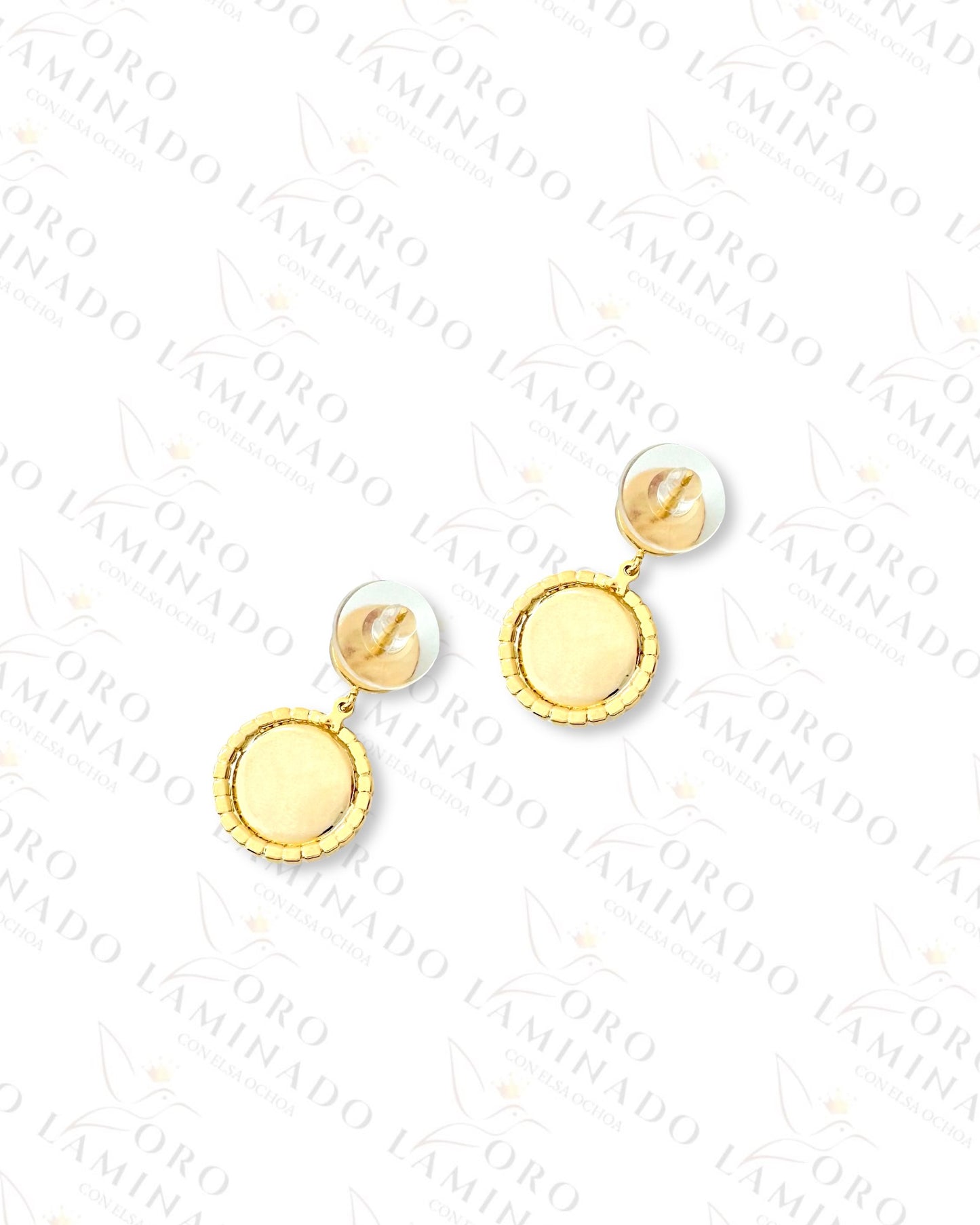 High Quality Iridescent Double Pearl Earrings (Gold Filled) Y88