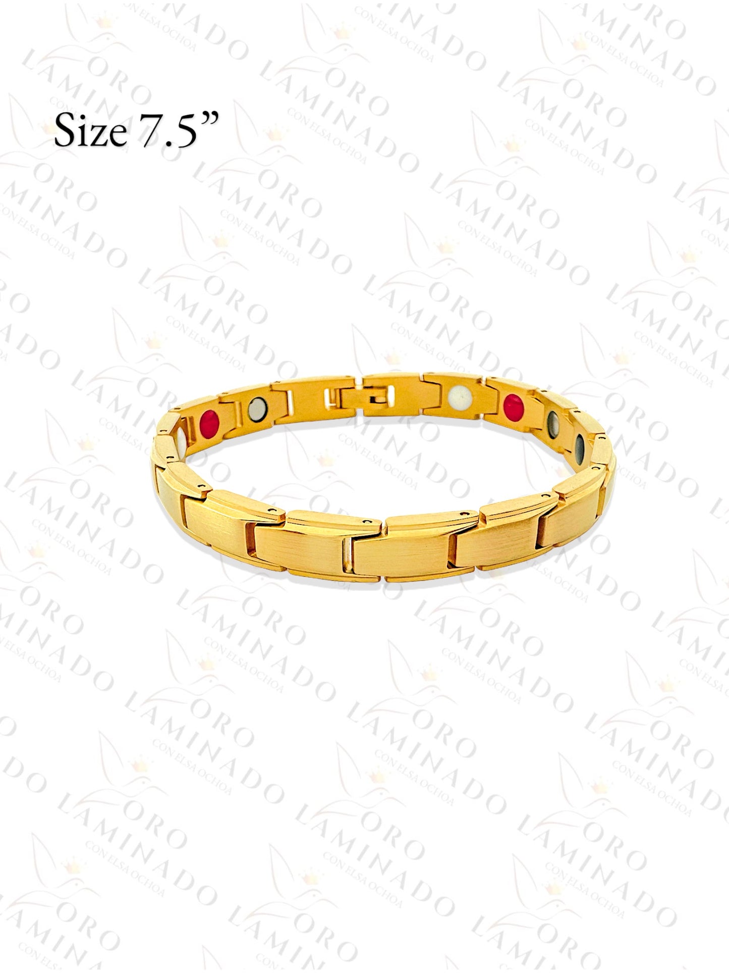 Stainless Steel Magnet Thin Men Bracelet R473