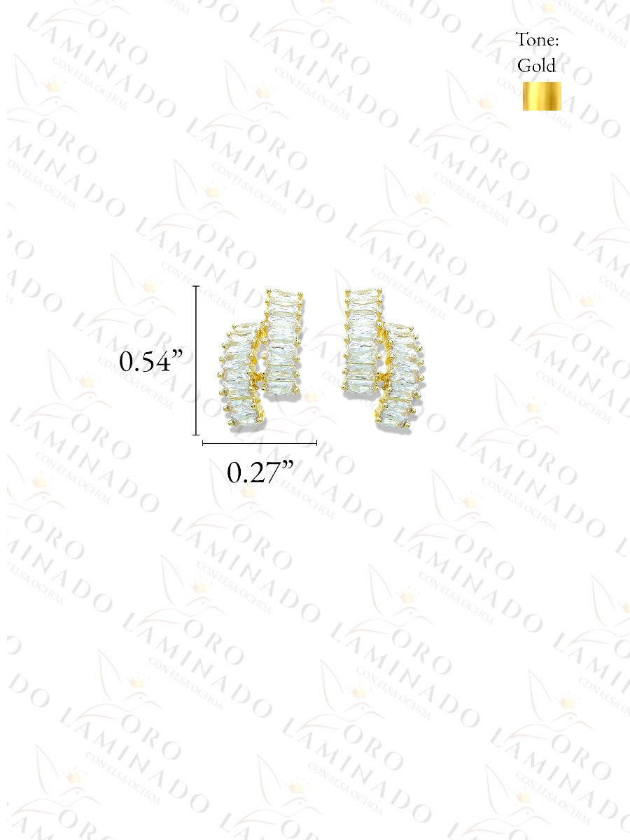 High Quality Cut Glass Earrings G101