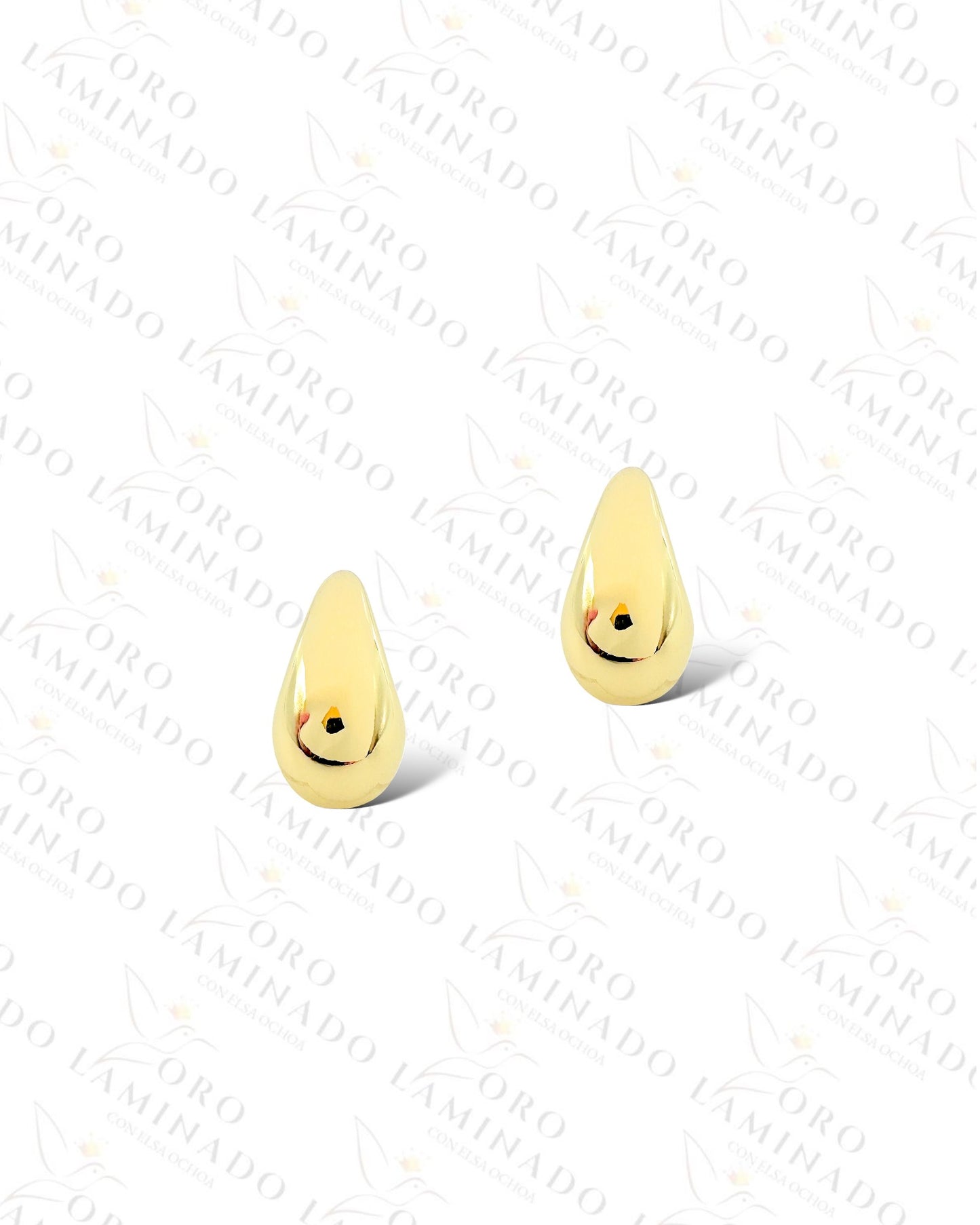 High Quality Rain Drop Gold Earrings Y453