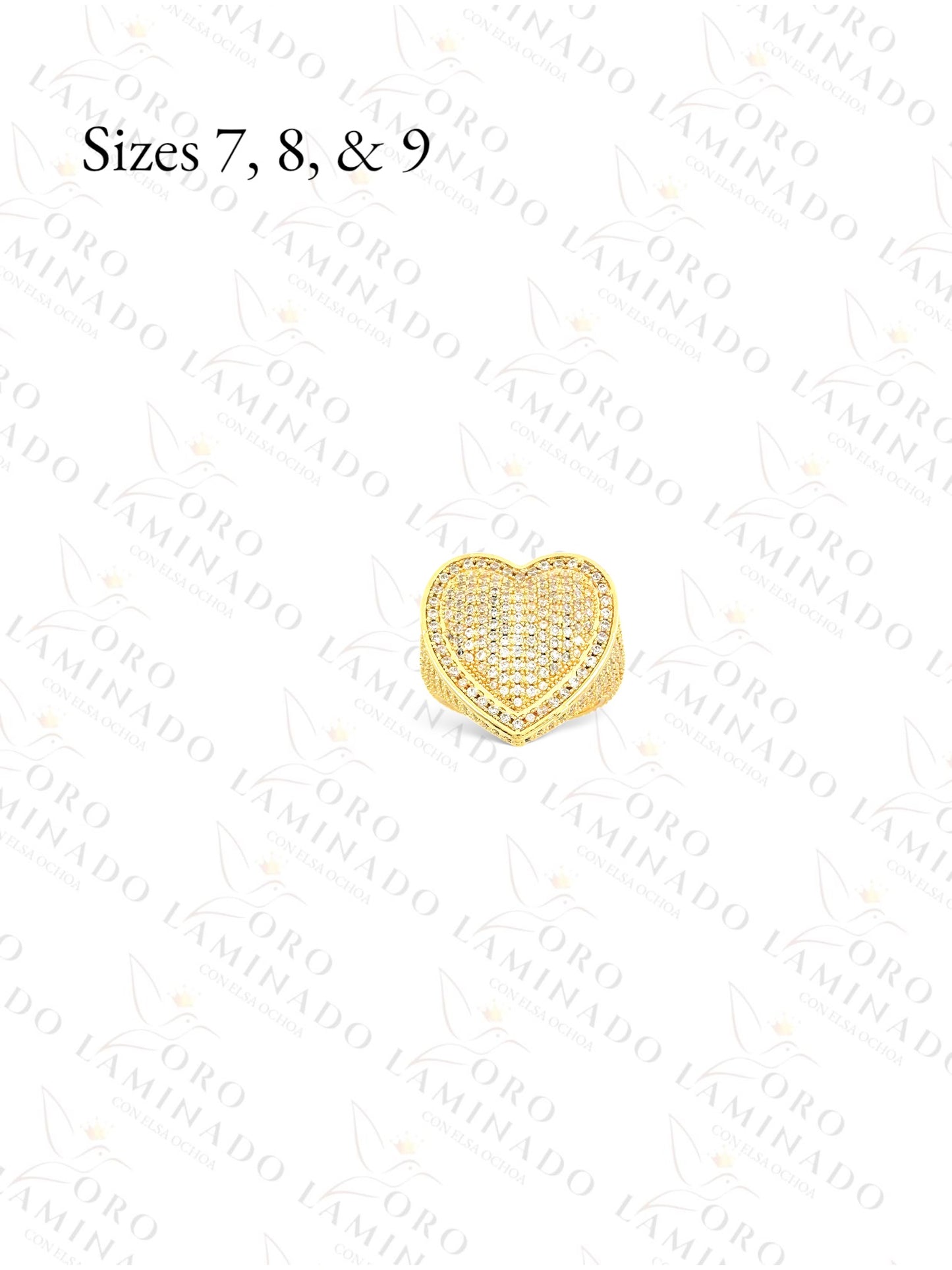 Gold Filled Diamond Heart Ring G204