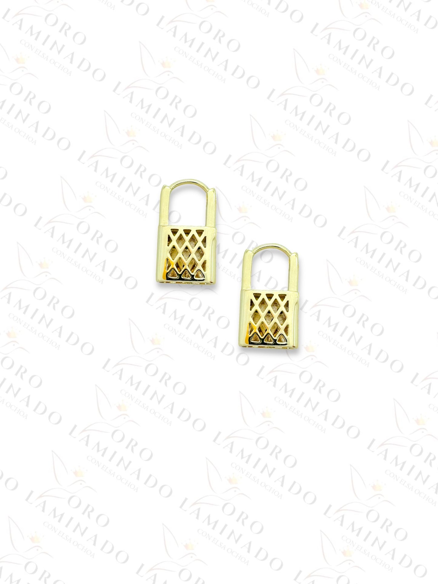 High Quality Lock Earrings C182