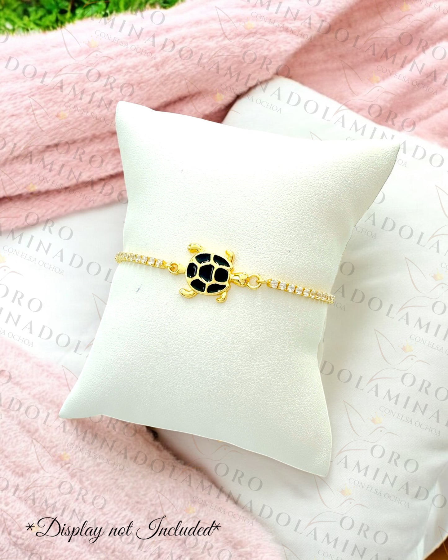 Gold Filled Sea Turtle Adjustable Bracelet R143